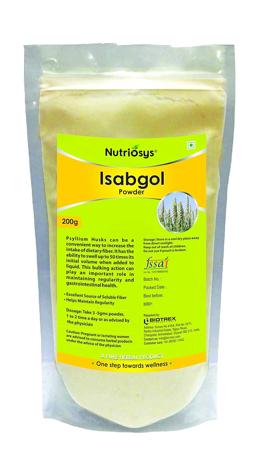 Nutriosys Isabgol Herbal Powder - 200g