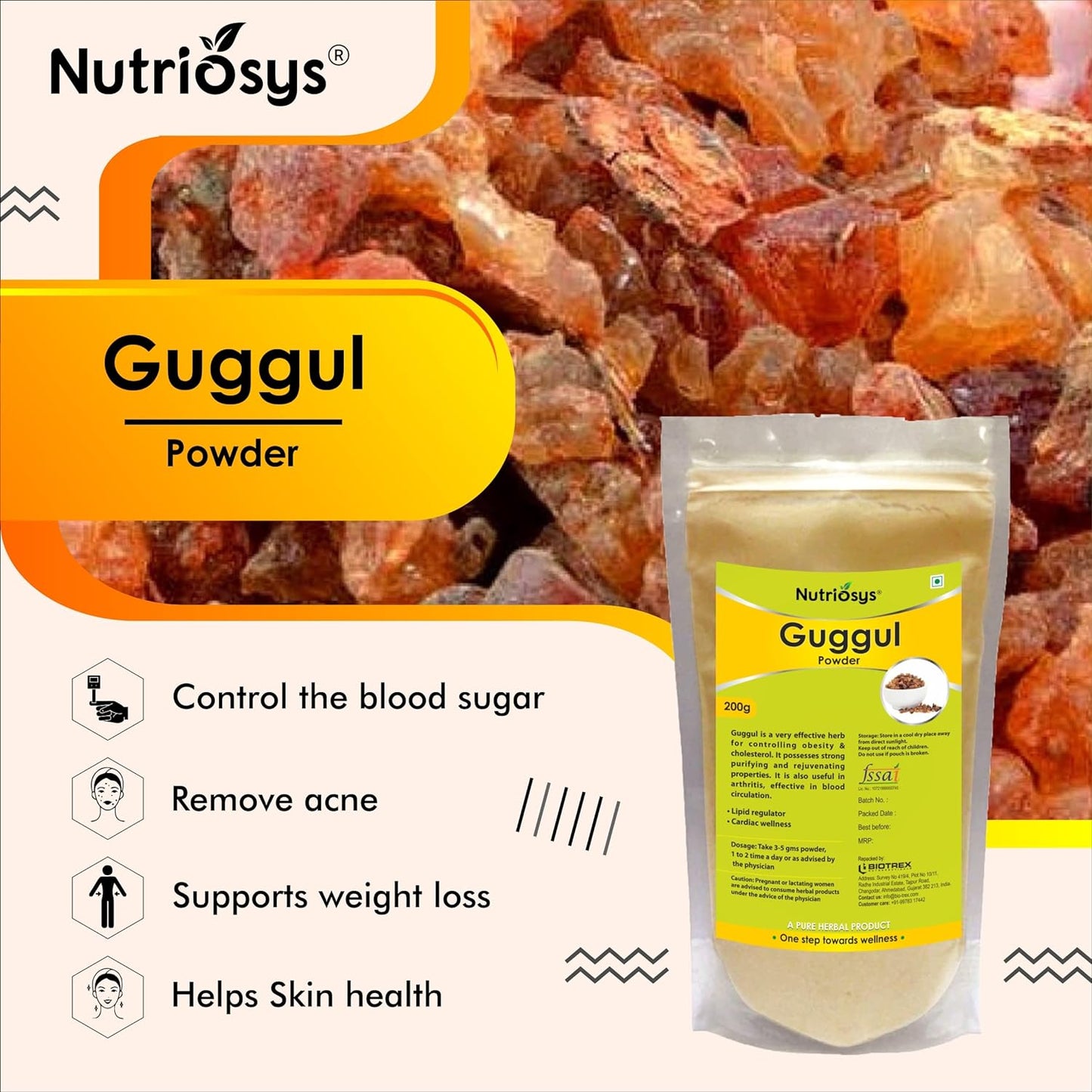 Nutriosys Guggul Herbal Powder - 200g