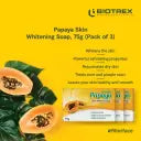 Biotrex Papaya Skin Whitening Soap - Pack of 6