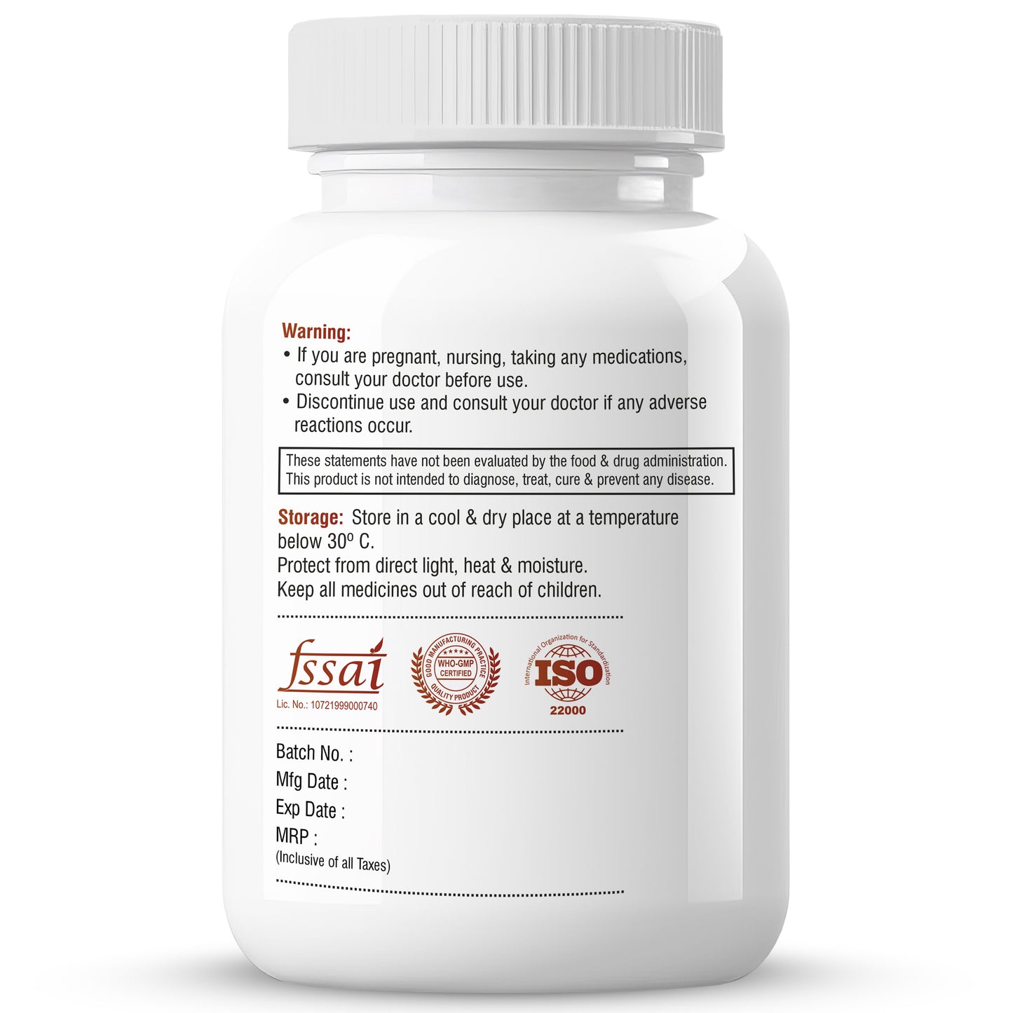 Biotrex Acetyl L-Carnitine (ALCAR) 600mg | Nervous System, Cognitive Function & Mitochondrial Metabolism | Energy Production - 60 Veg Capsules