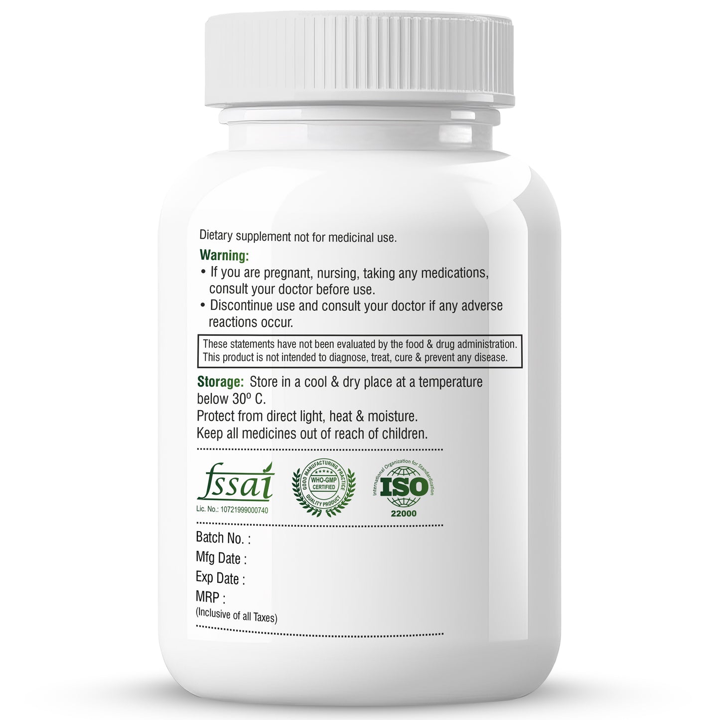 Biotrex Nutraceuticals B Complex Supplement Vitamin B1, B2, B3, B5, B6, B7, B8, B9, B12 & Vitamin C | 100% RDA | Supports Immune System | Hair, Skin & Nails Health | Daily | Brain & Nerve Support - 60 Veg Capsules