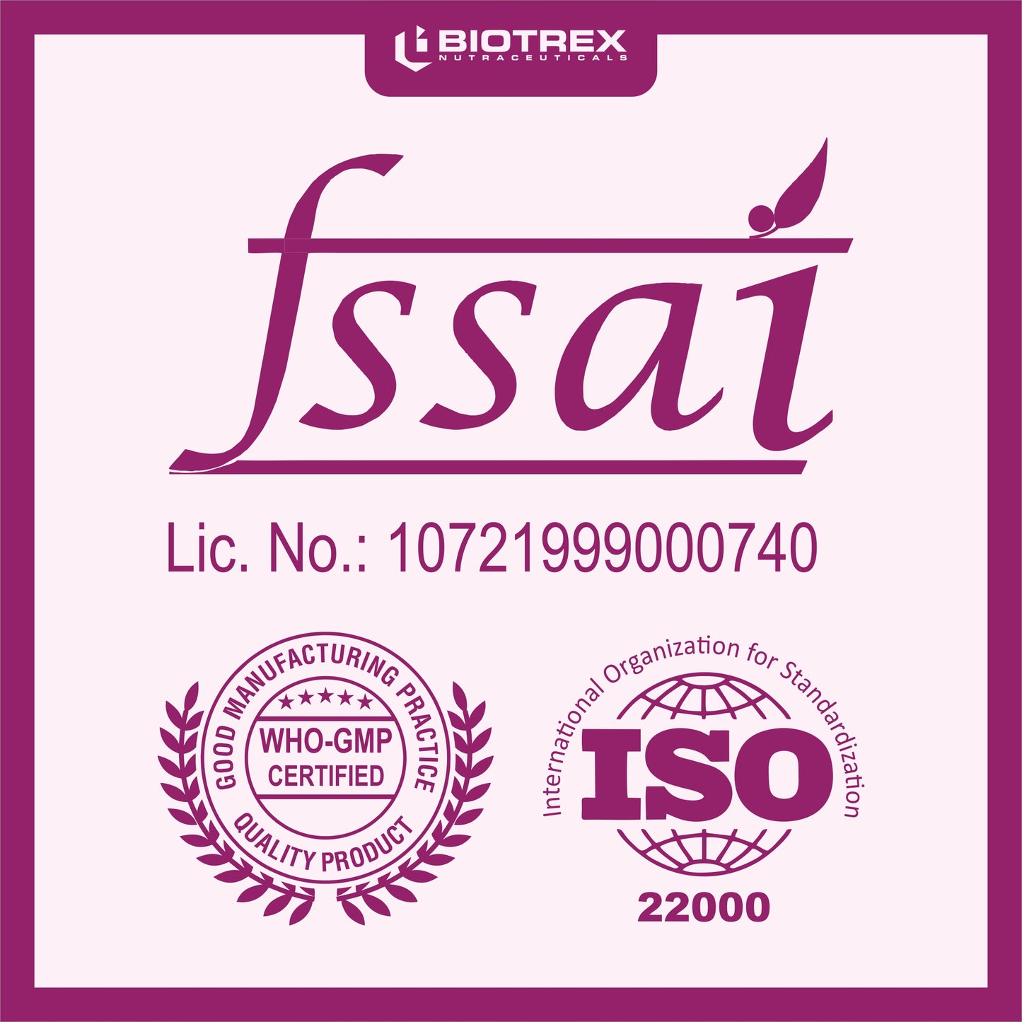 Biotrex Biotin Supplement For Hair, Skin & Nails, Enriched With Amla, Brahmi, Lycopene & Bamboo Extract - 90 Tablets