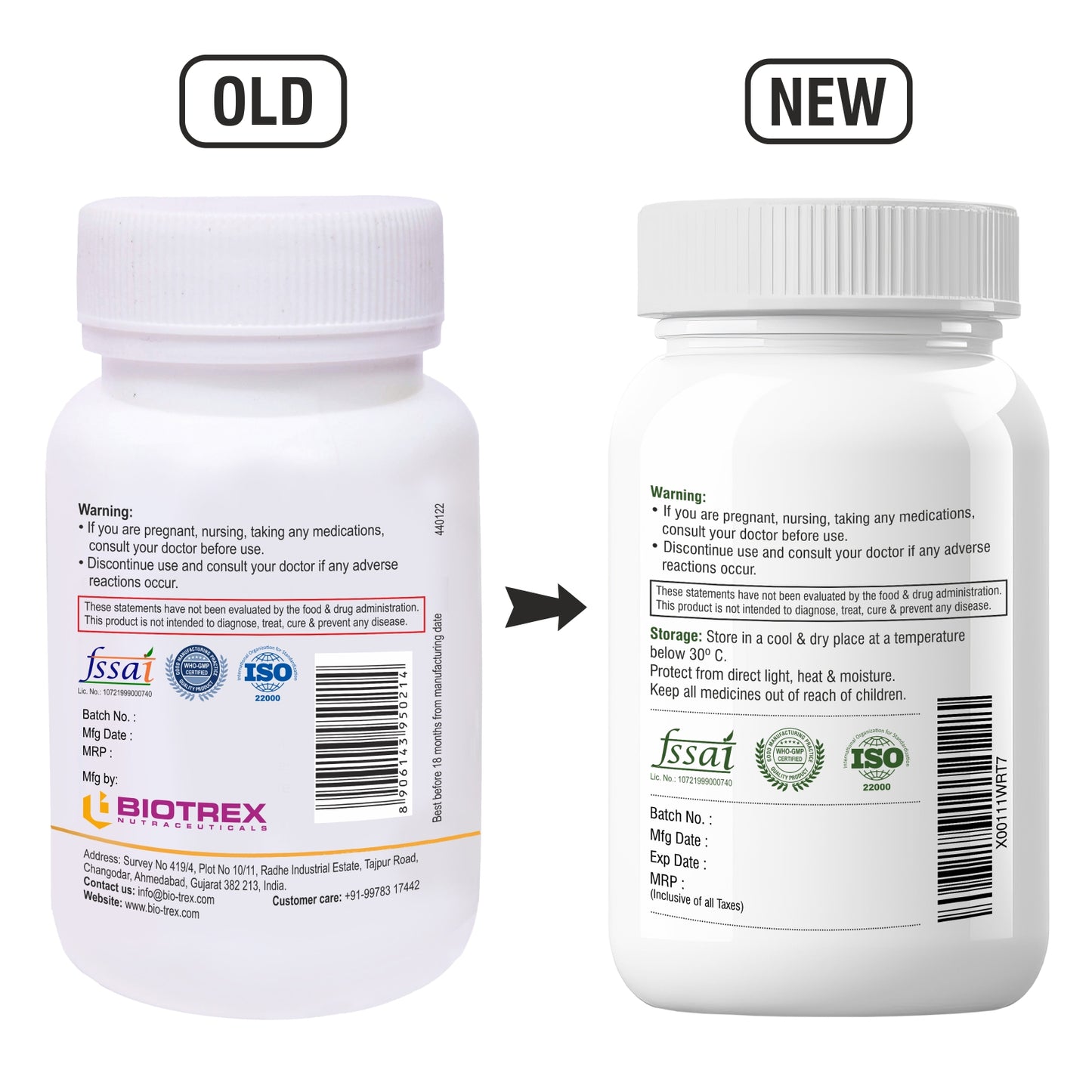 Biotrex Dandelion 500mg - 60 Capsules, Antioxidant, Detoxifies Liver, Digestive Aid