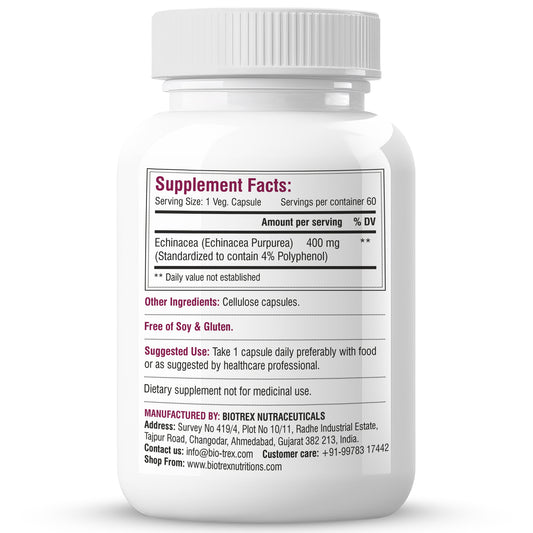 Biotrex Echinacea 400mg - 60 Capsules