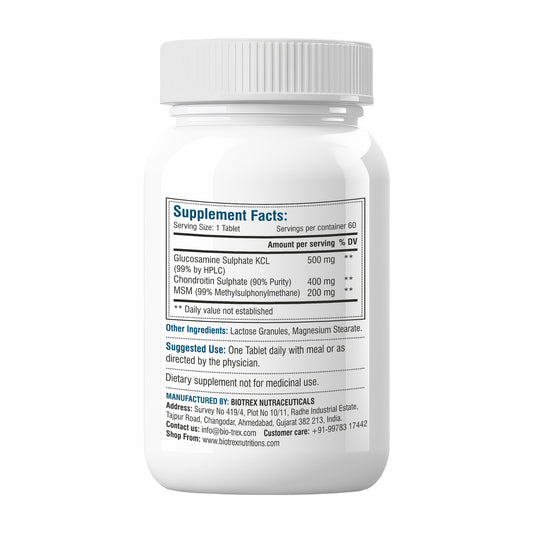 Biotrex Glucowell 500mg - 60 Tablets