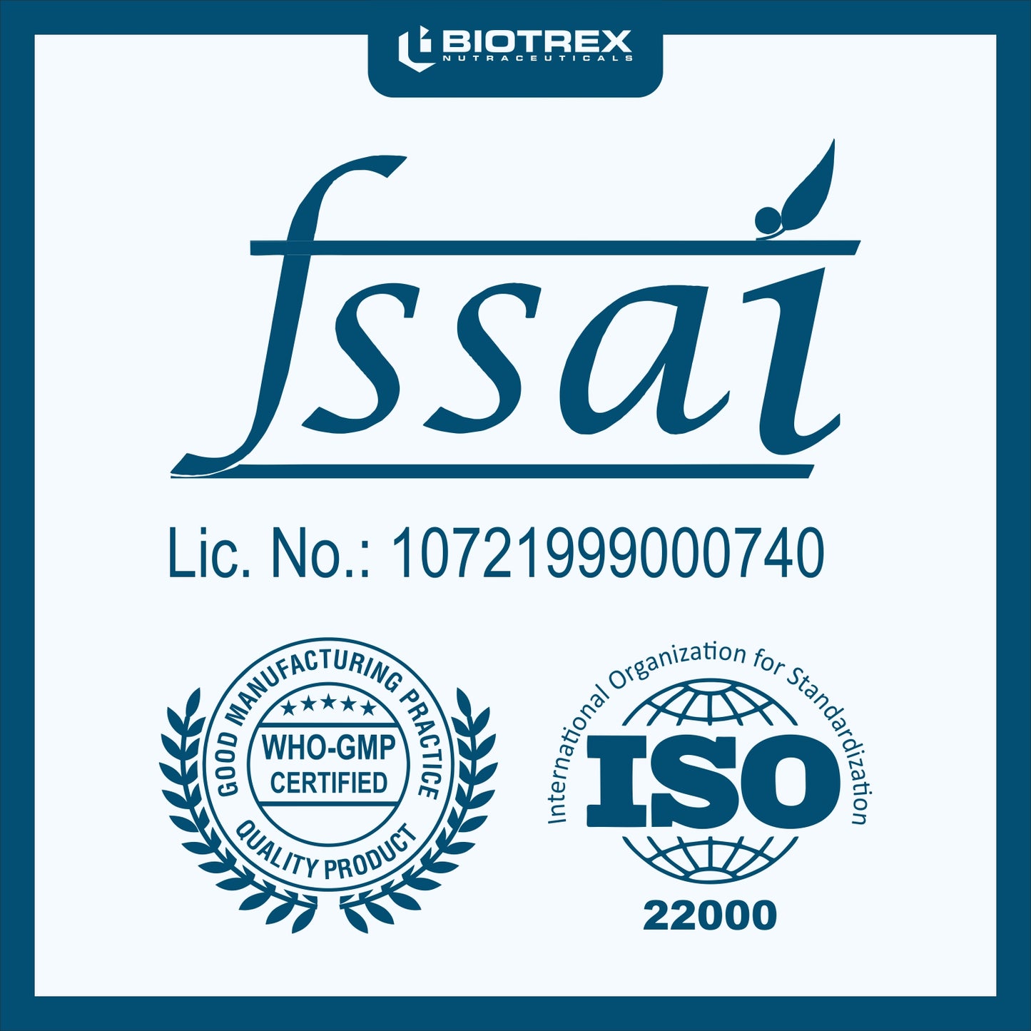 Biotrex Glucowell 500mg - 60 Tablets