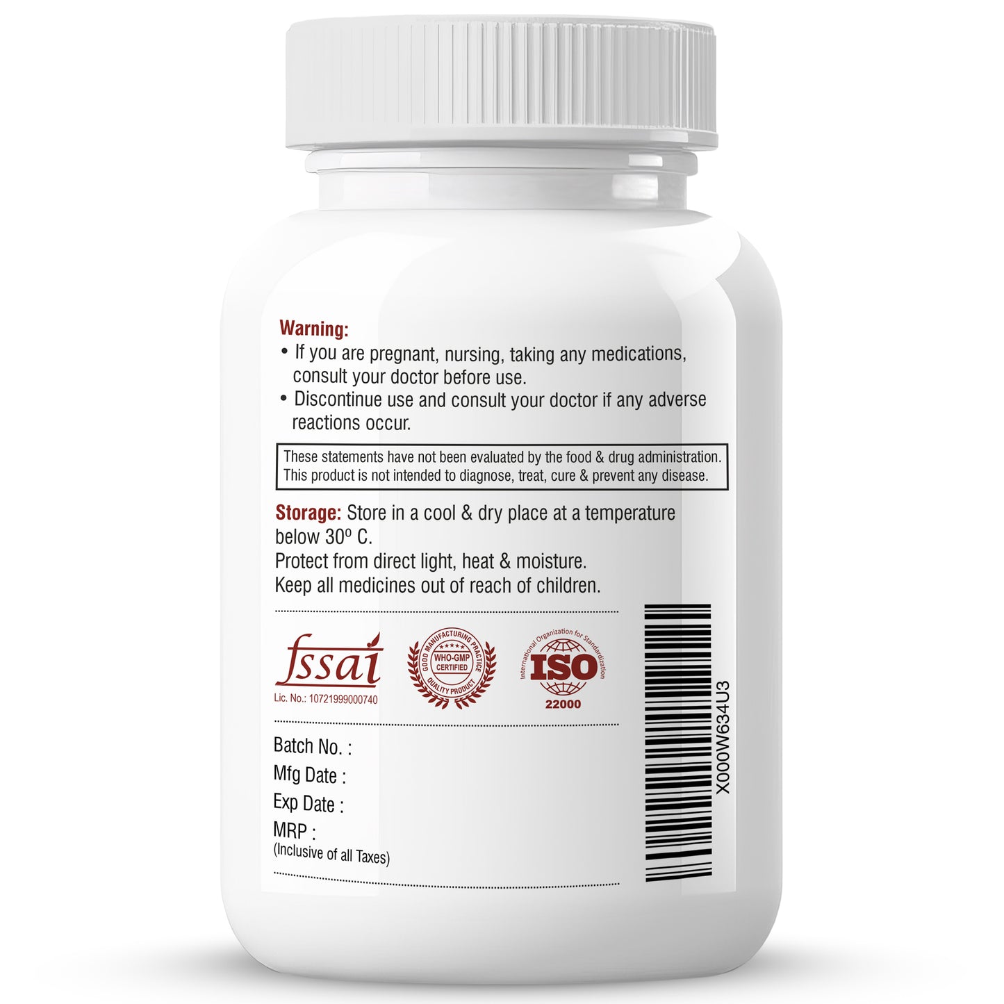 Biotrex Hawthorn Berry 510mg - 60 Capsules