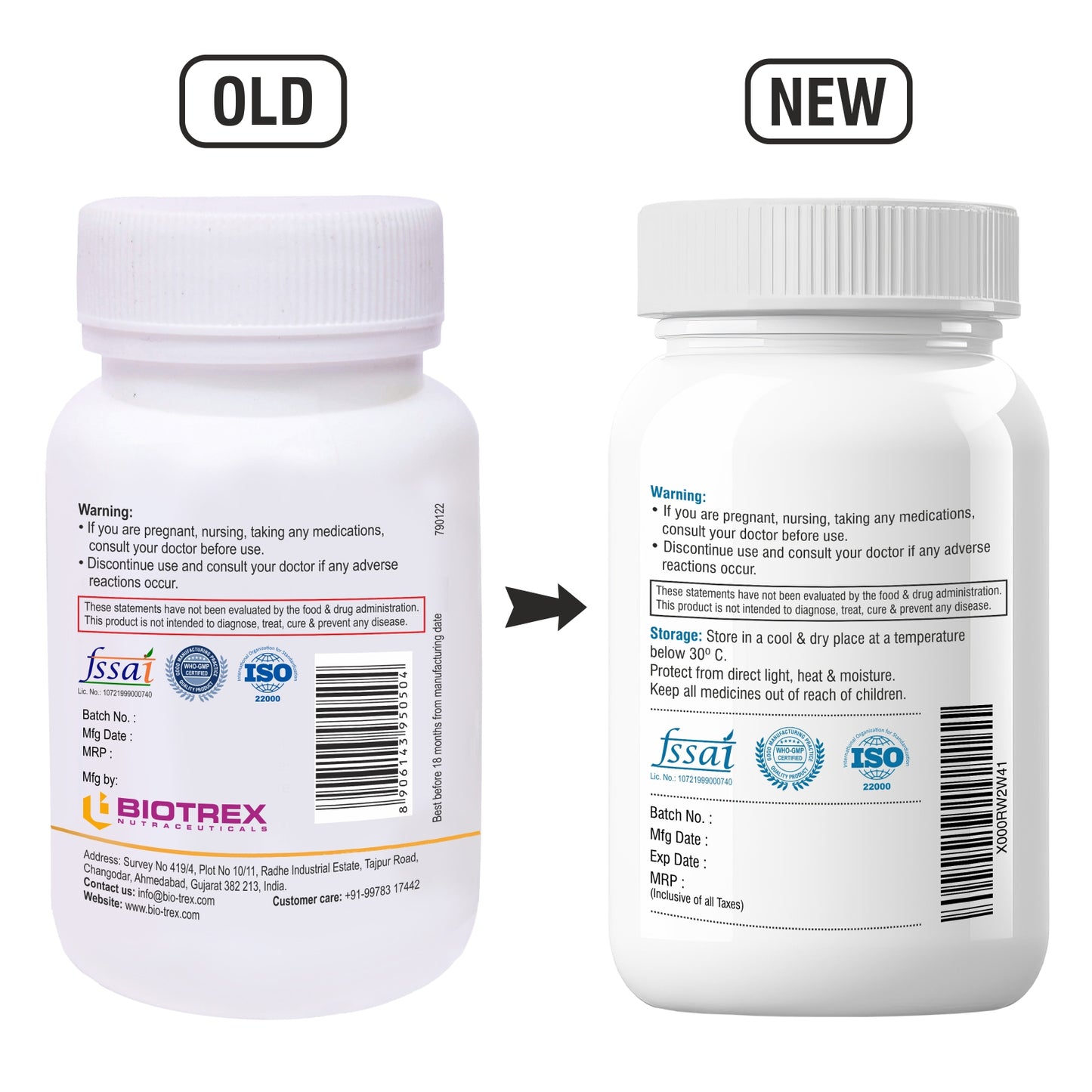 Biotrex Hyaluronic Acid 100mg - 60 Capsules