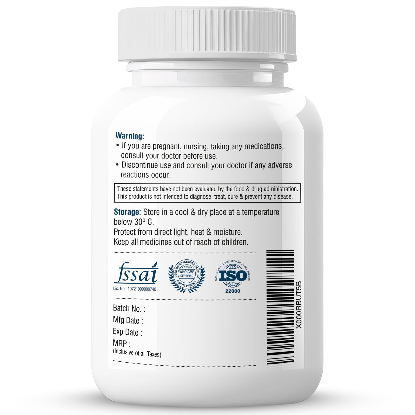 Biotrex Inositol 650mg - 60 Capsules