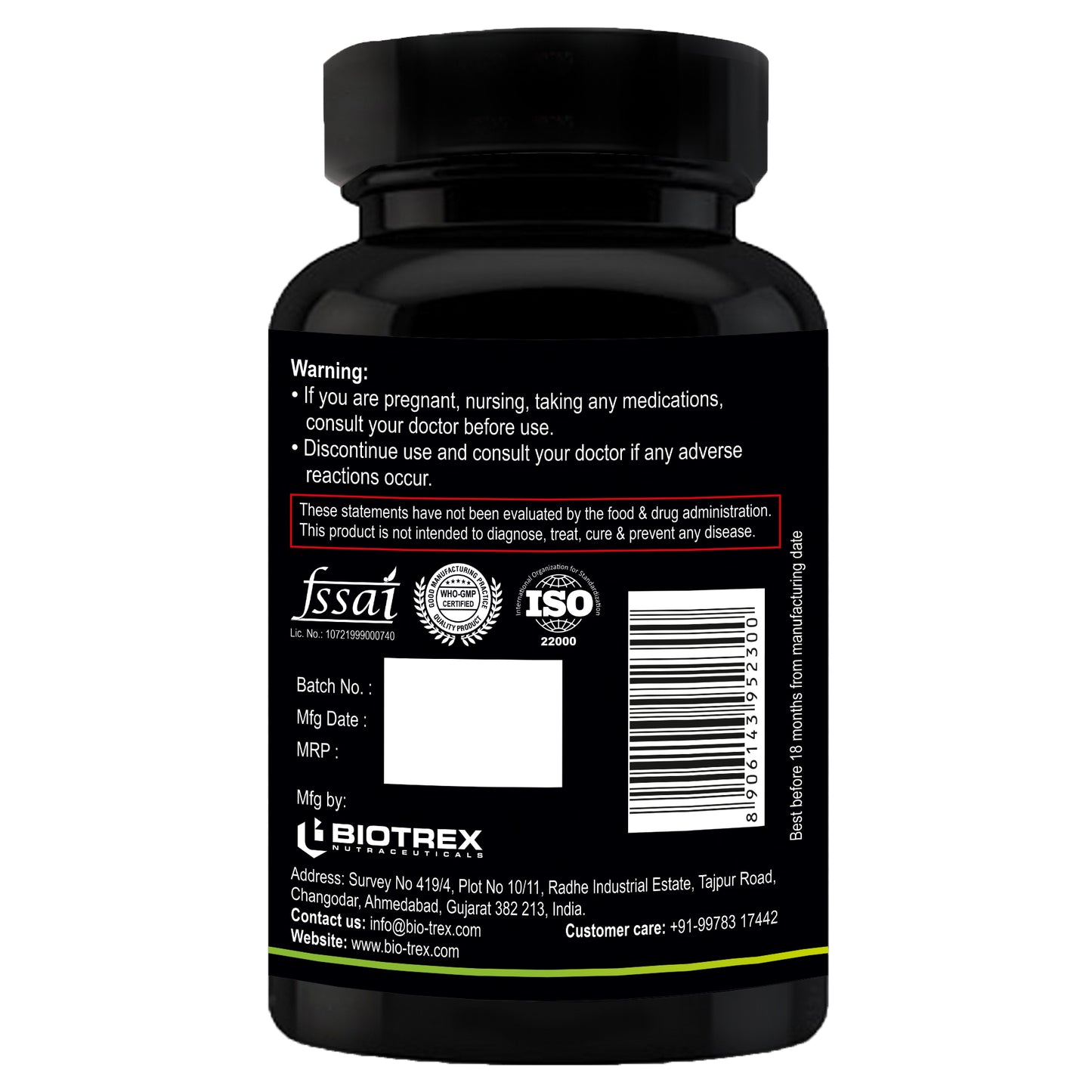 Nutriosys L-Tyrosine 500mg - 90 Capsules