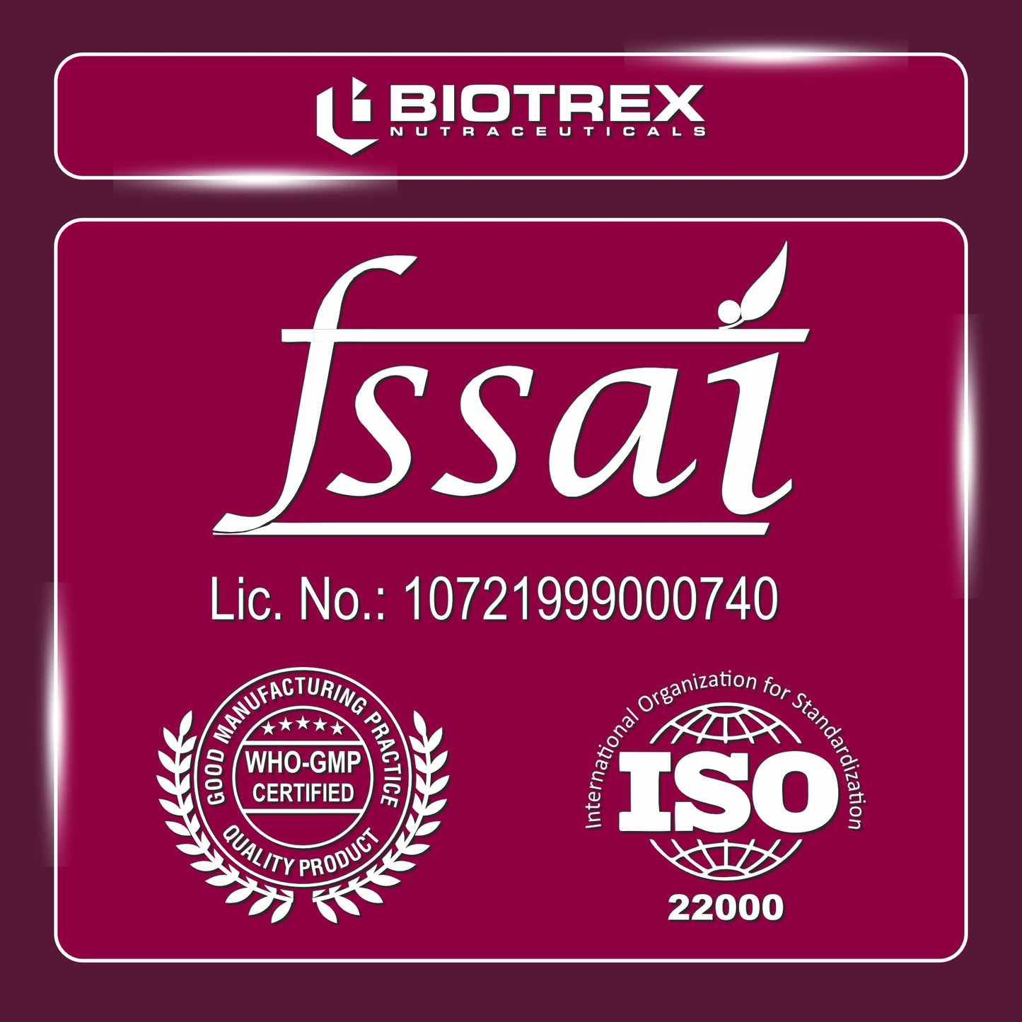 Biotrex Nutraceuticals Probiotics 50 Billion With 150mg Prebiotics Supplement For Gut Health - 60 Capsules