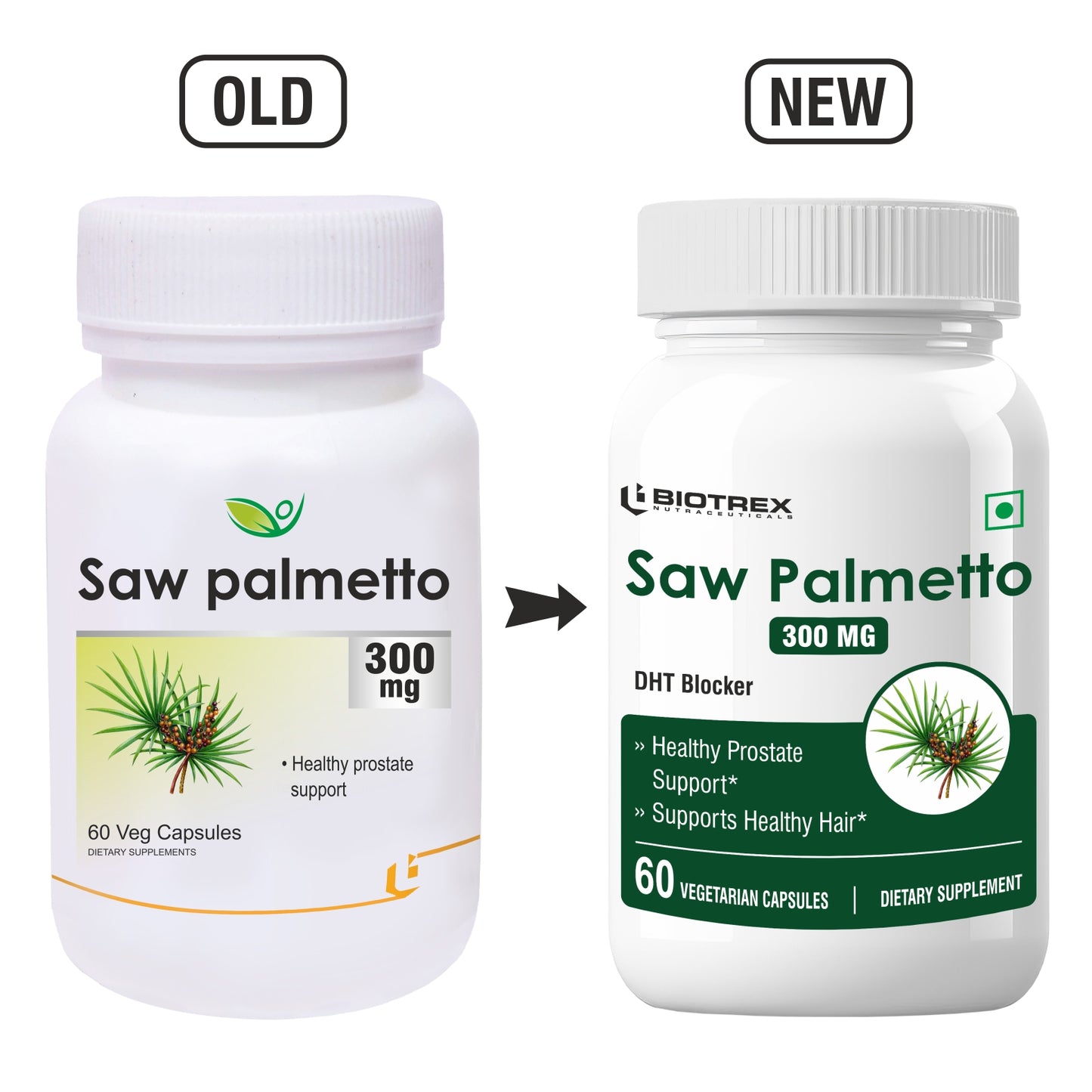 Biotrex Saw palmetto 300mg - 60 Capsules