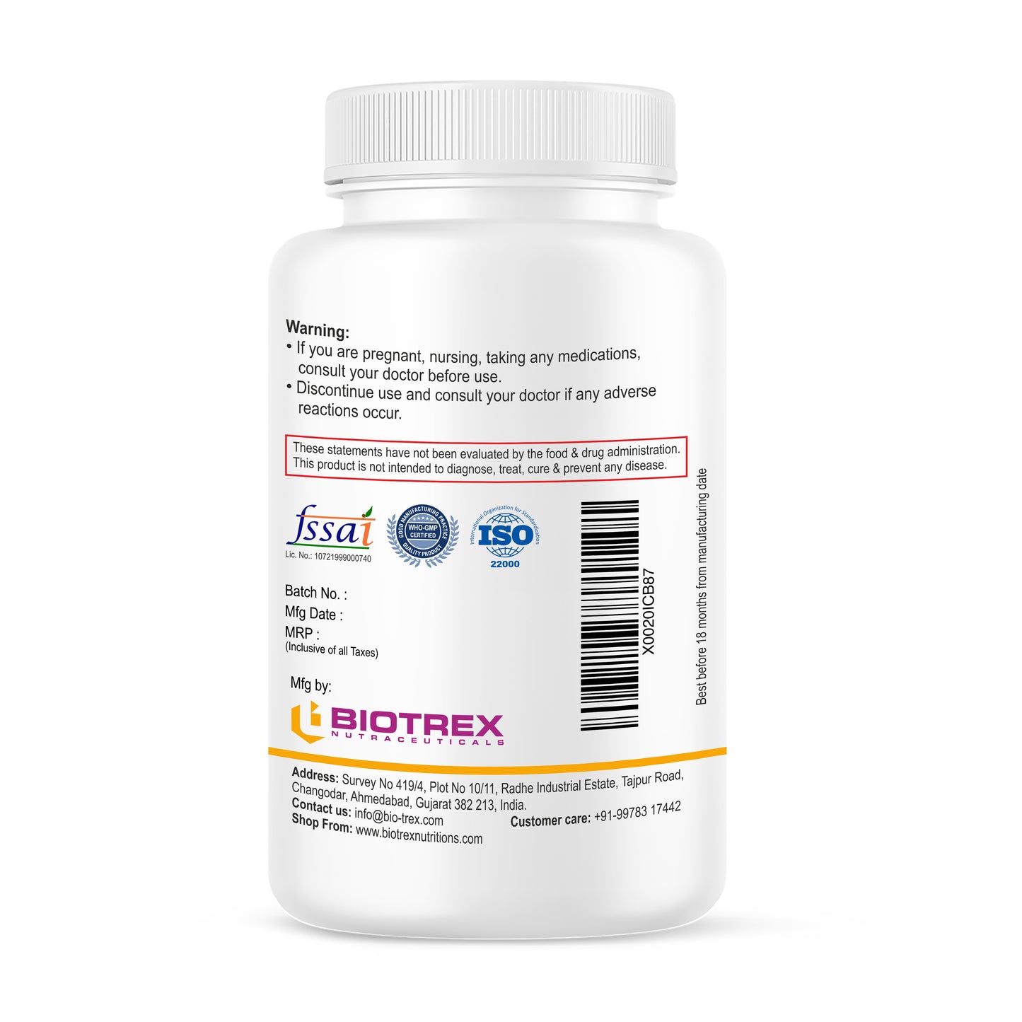 Biotrex Vitamin K2 as Mk-7 55mcg | Supports Bone Health | Promotes Heart Health | 120 Veg Capsules