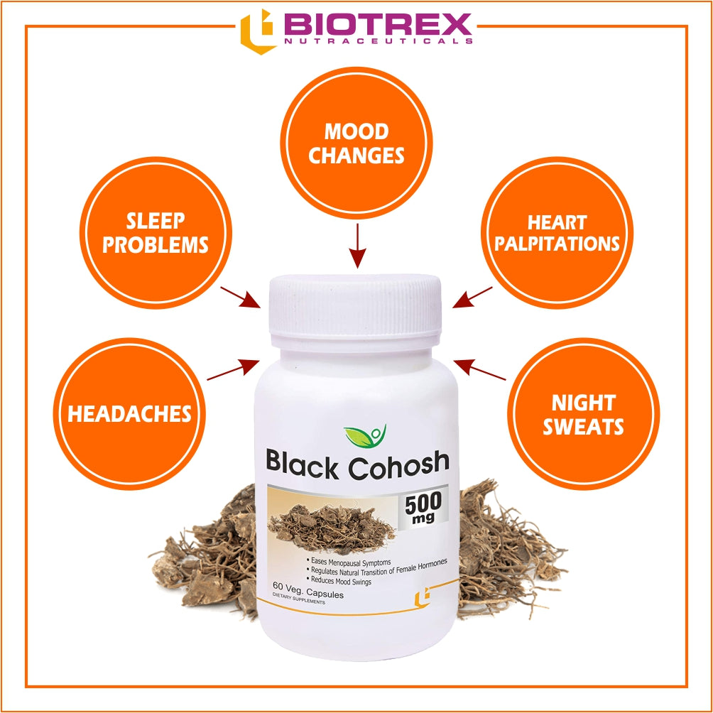 Biotrex Black Cohosh 500mg - 60 Capsules