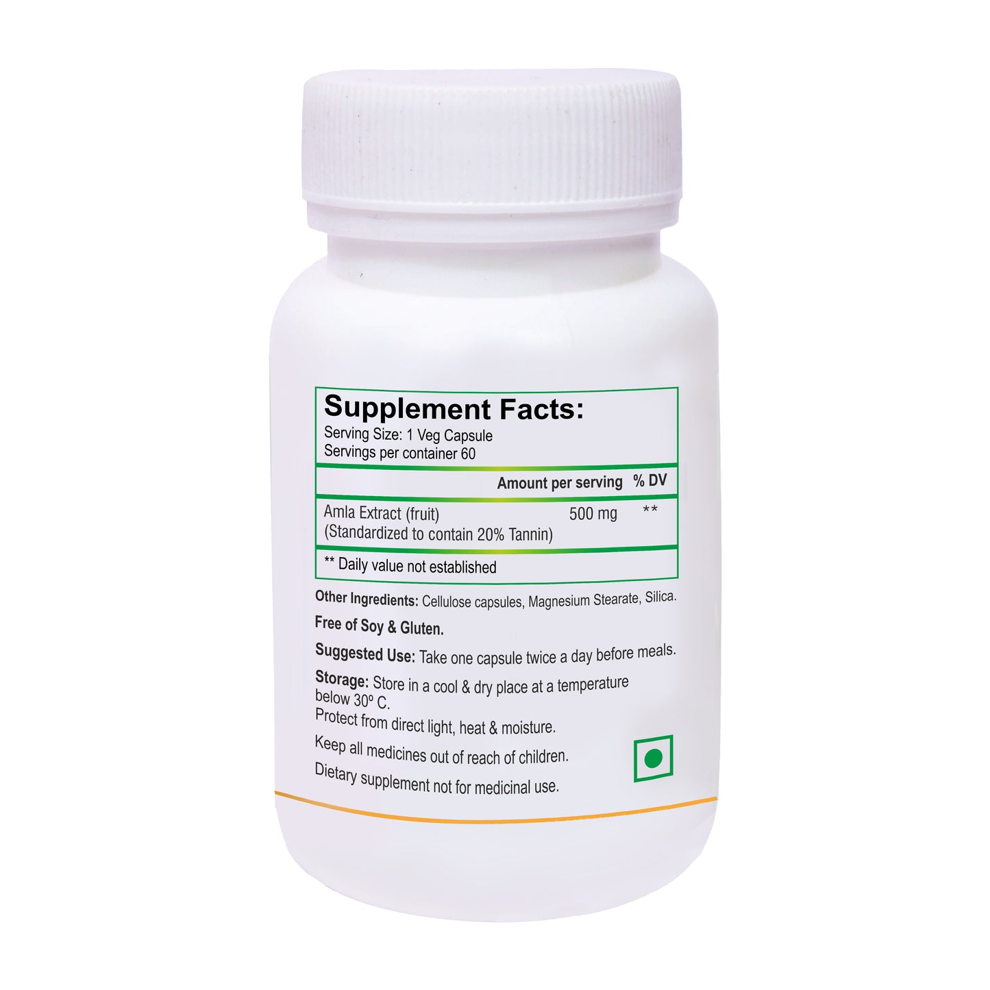 Biotrex Amla 500mg - 60 Veg Capsules
