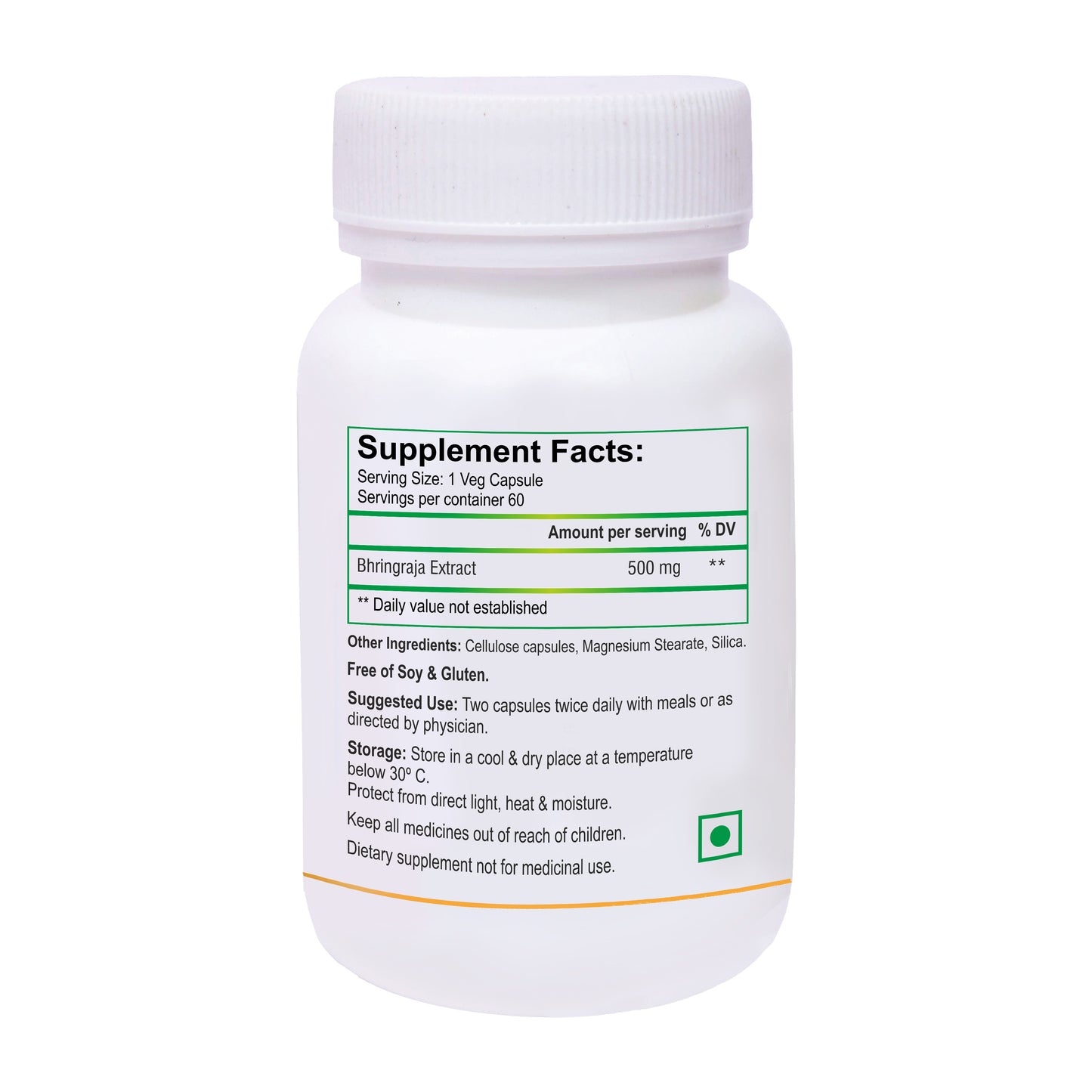 Biotrex Bhringraj 500mg - 60 Capsules