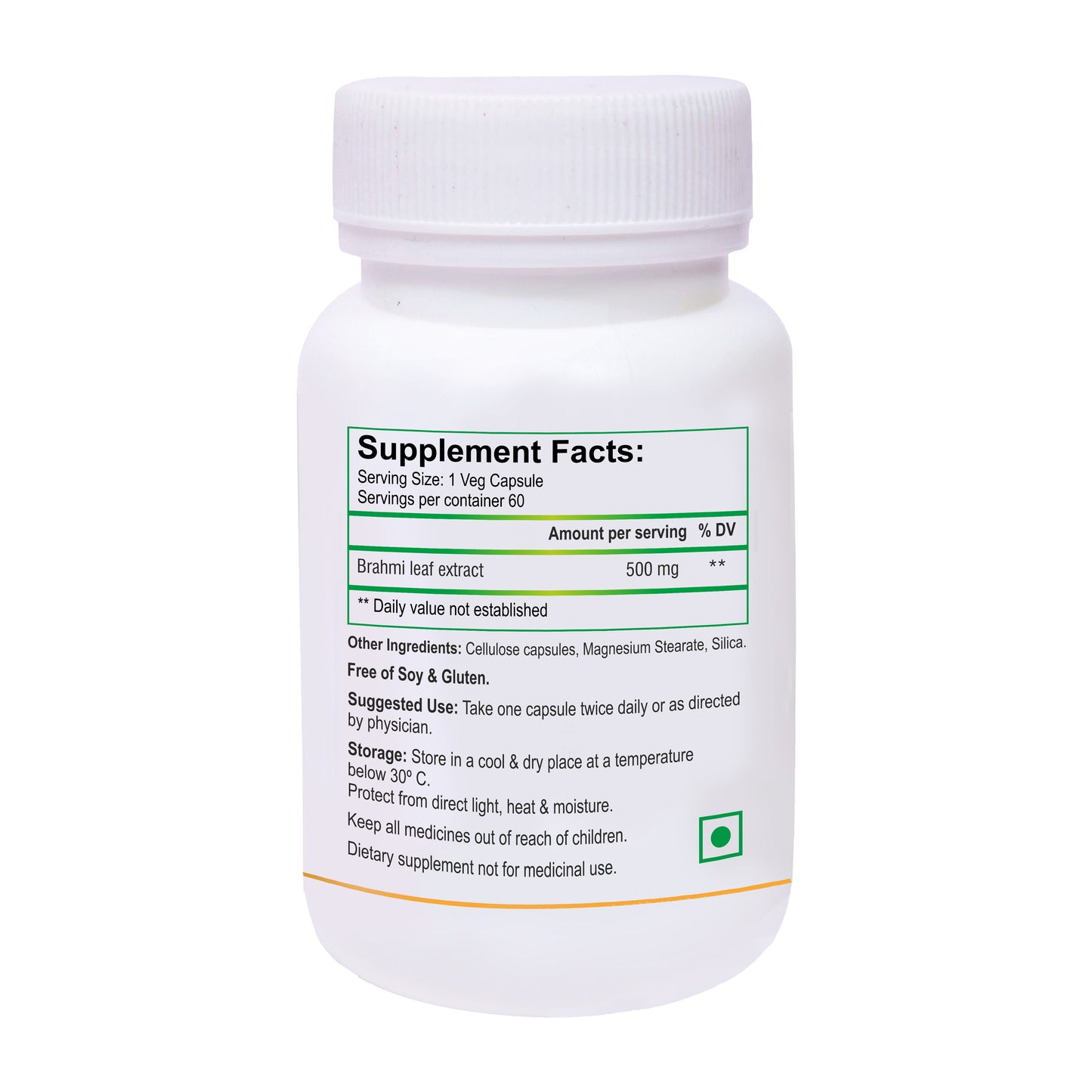 Biotrex Brahmi 500mg - 60 Capsules