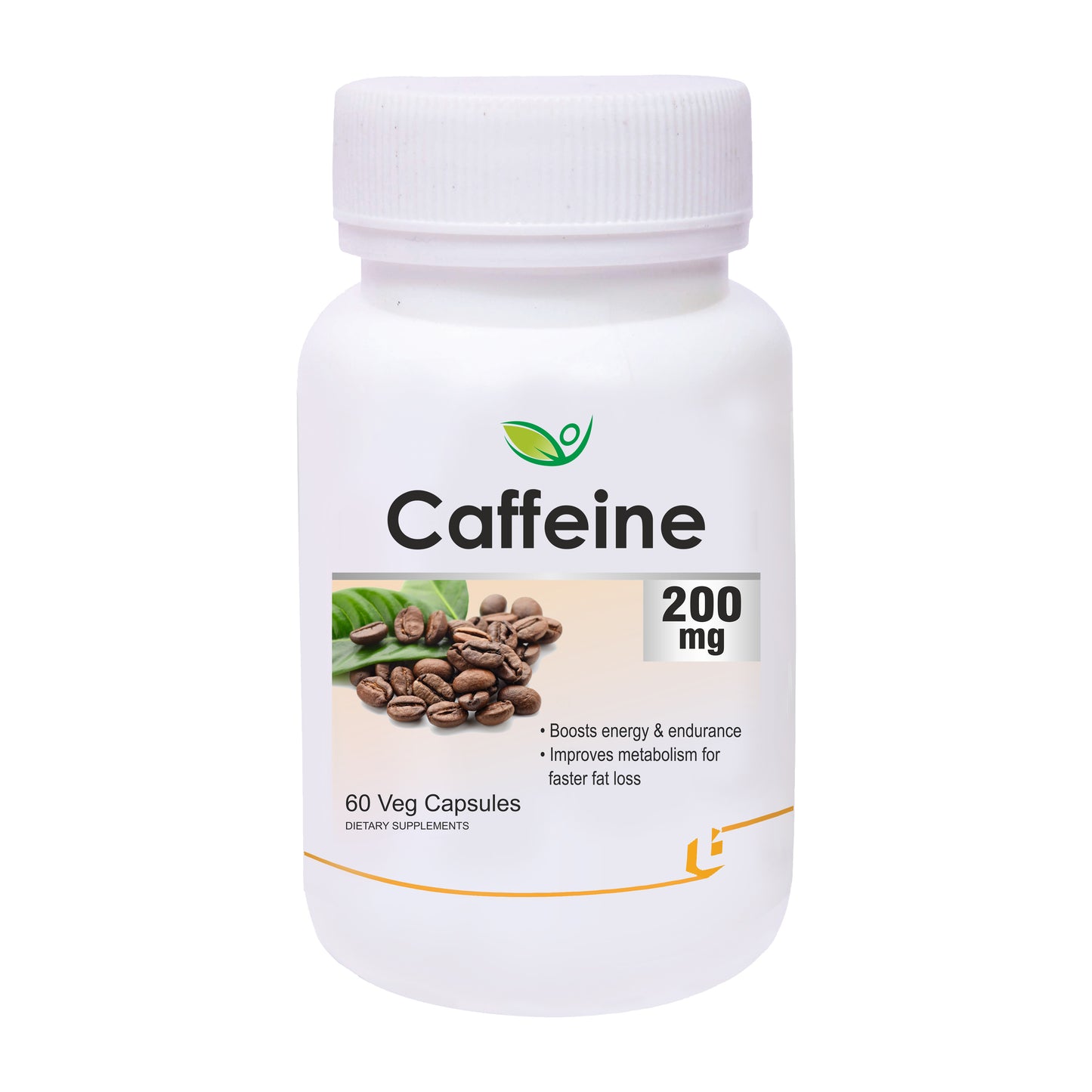 Biotrex Caffeine 200mg - 60 Capsules