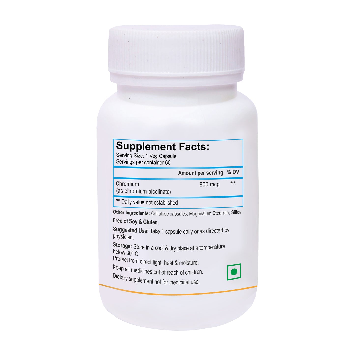Biotrex Chromium 800 mcg - 60 Capsules