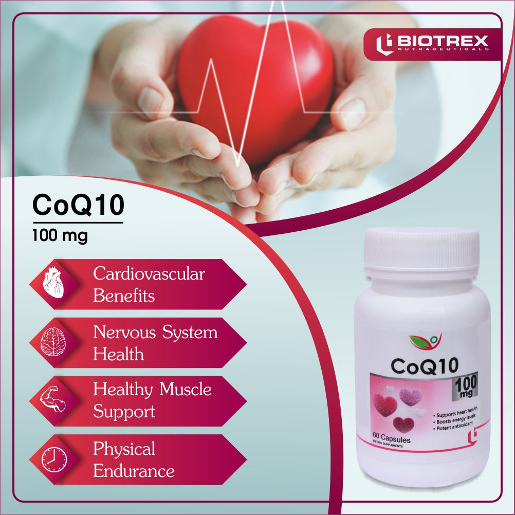 Biotrex CoQ10 100mg - 60 Capsules