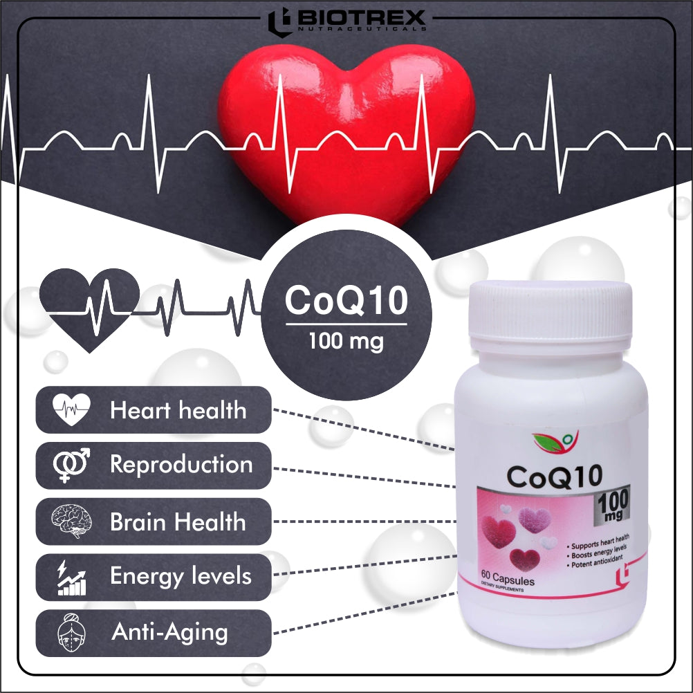 Biotrex CoQ10 100mg - 60 Capsules