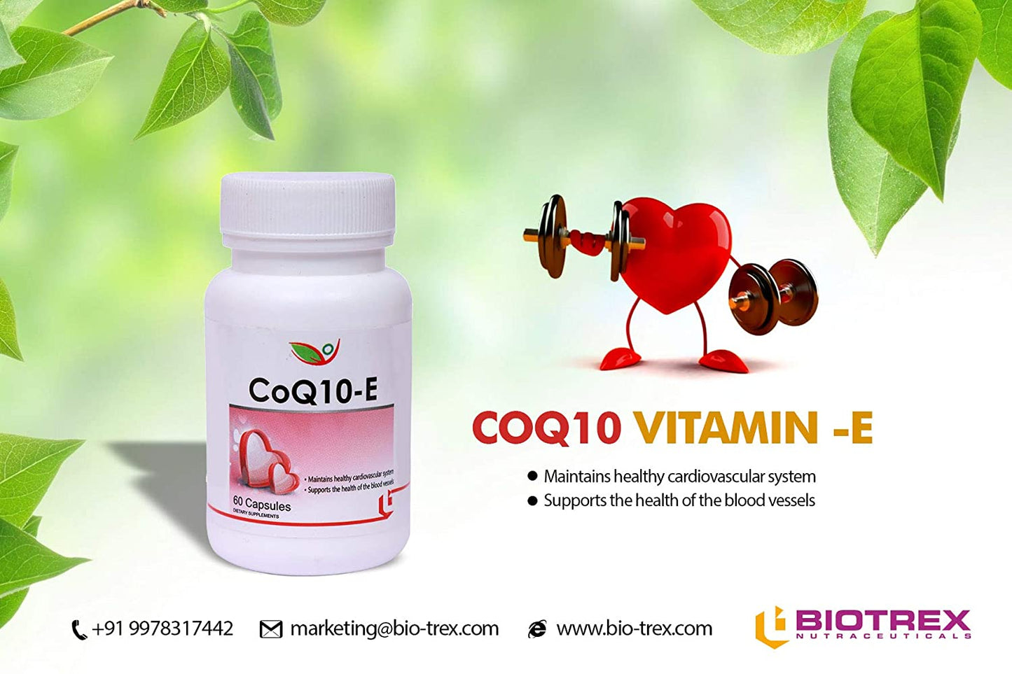 Biotrex CoQ10-E - 60 Capsules