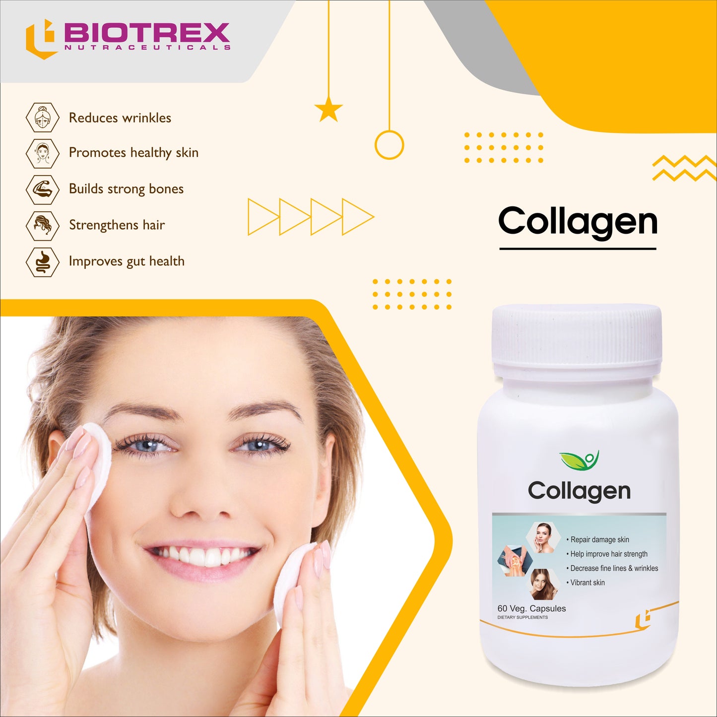 Biotrex Collagen - 60 Capsules