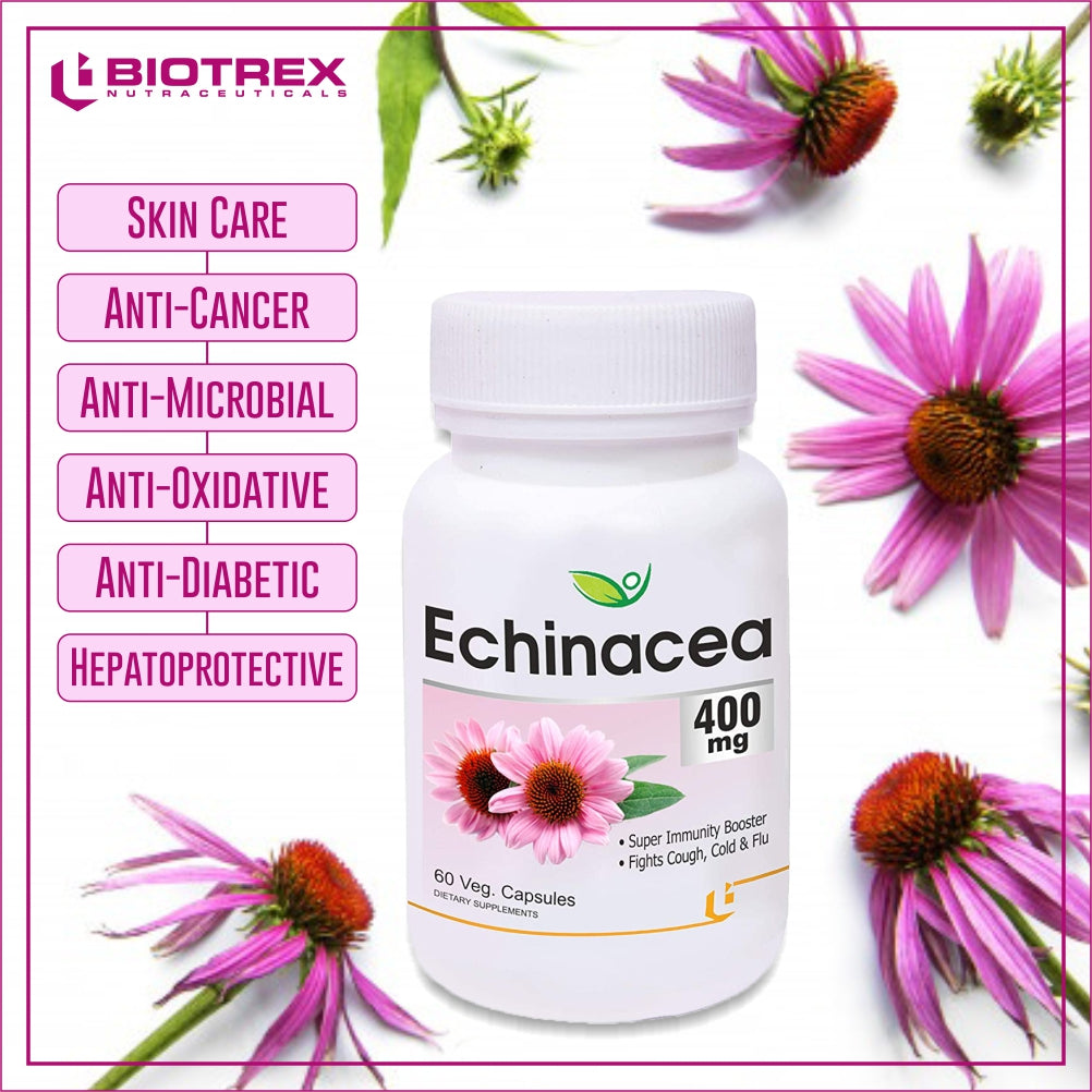 Biotrex Echinacea 400mg - 60 Capsules