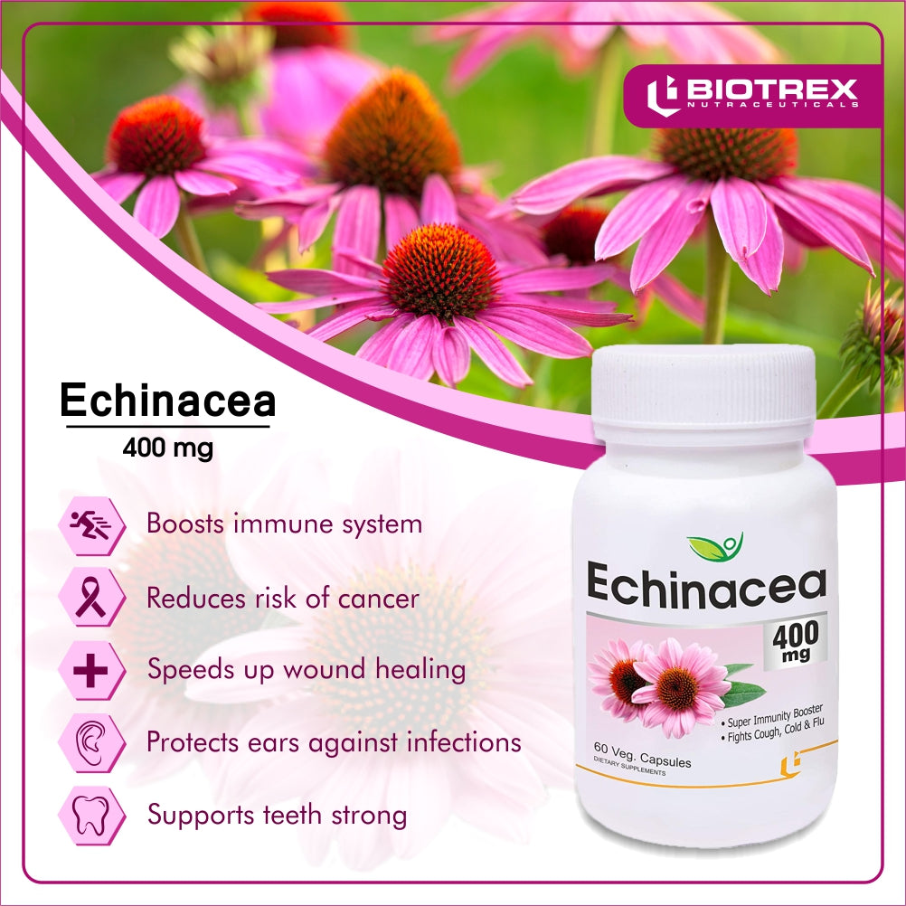 Biotrex Echinacea 400mg - 60 Capsules