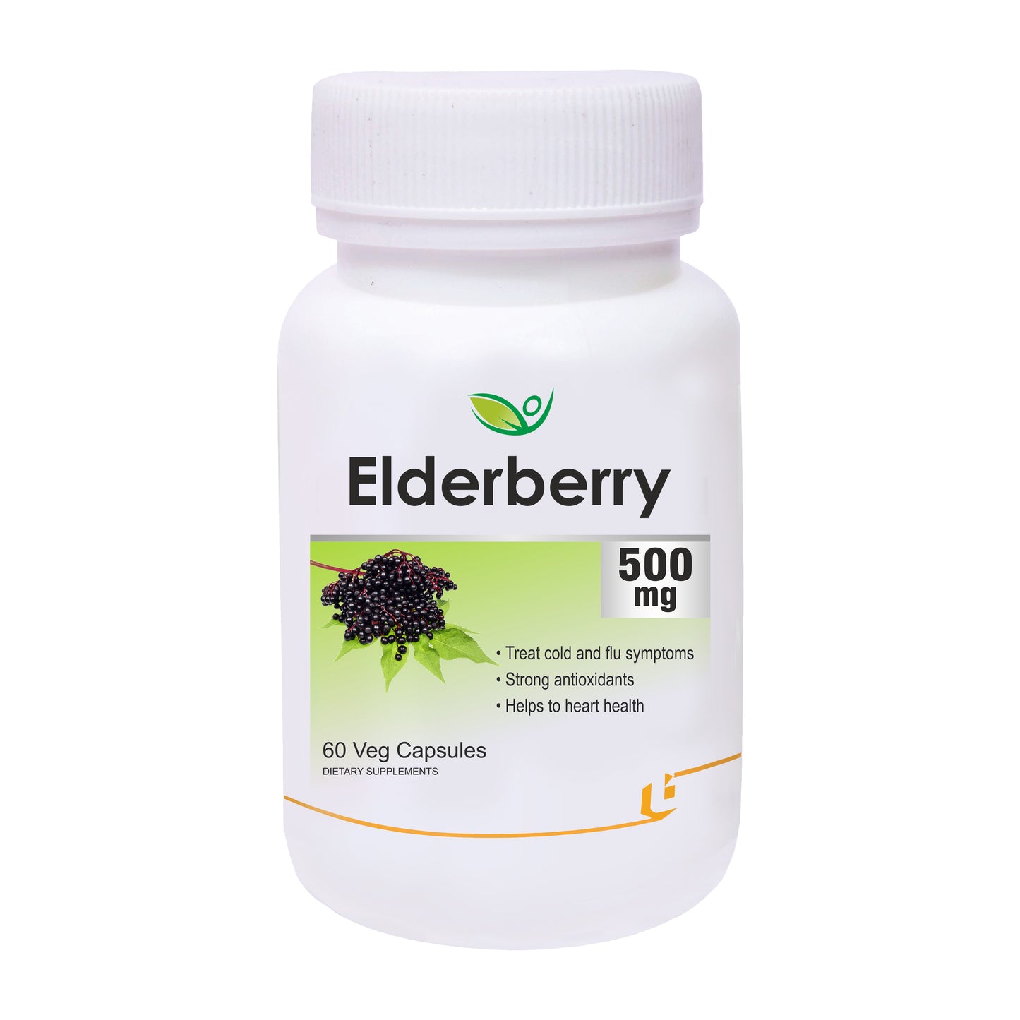 Biotrex Elderberry 500mg - 60 Capsules