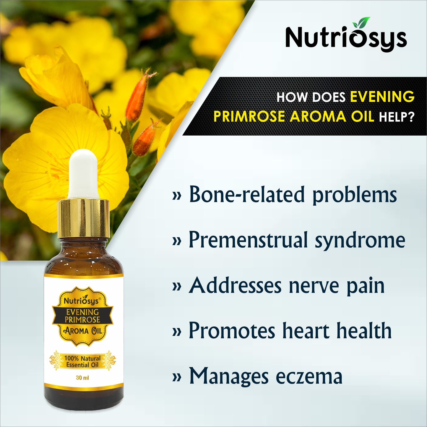 Nutriosys Evening Primrose Oil - 30ml