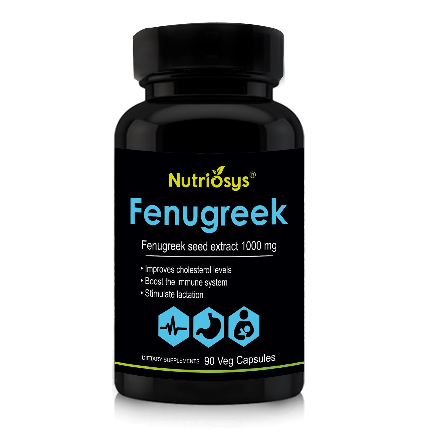 Nutriosys Fenugreek 1000mg - 90 Capsules