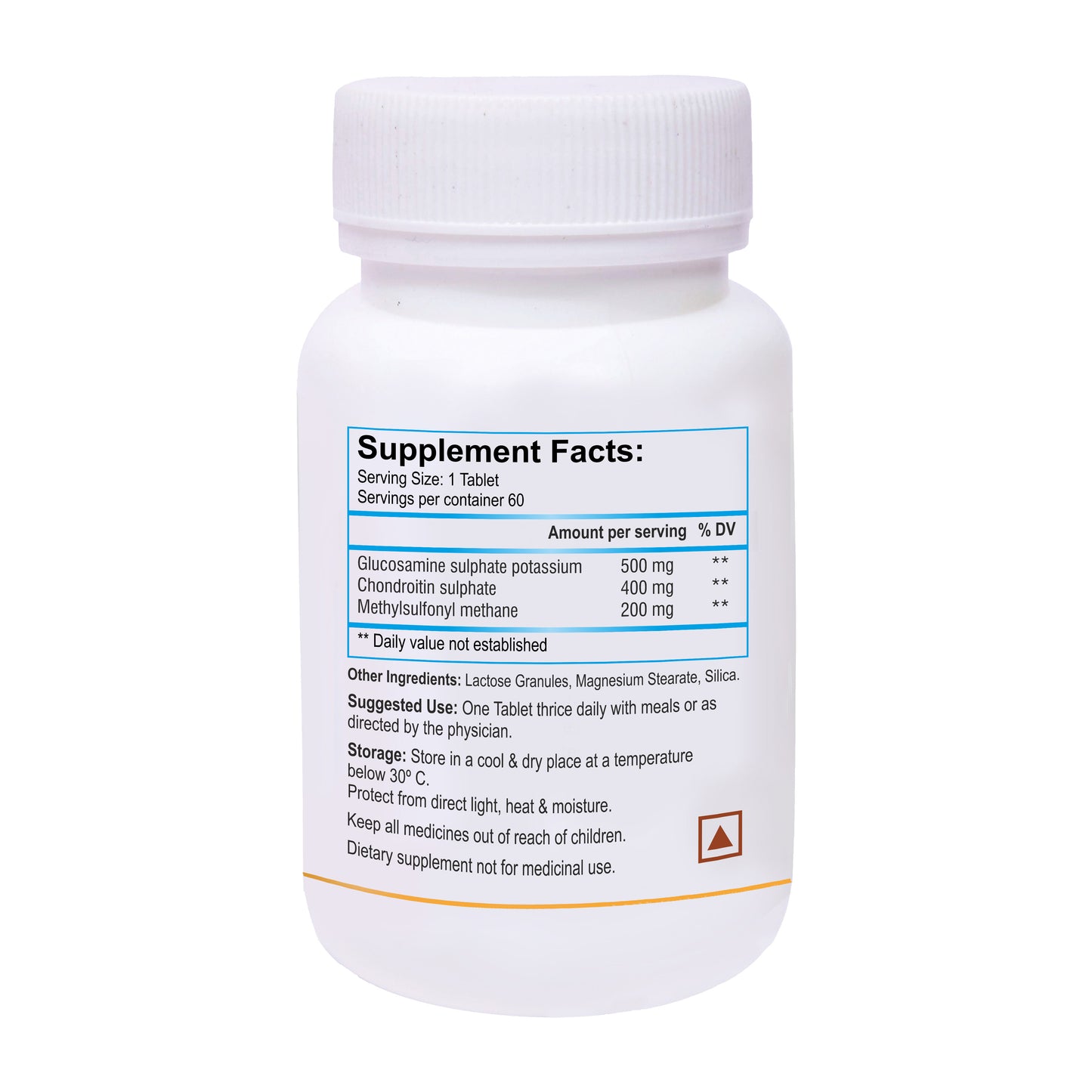 Biotrex Glucowell 500mg - 60 Tablets