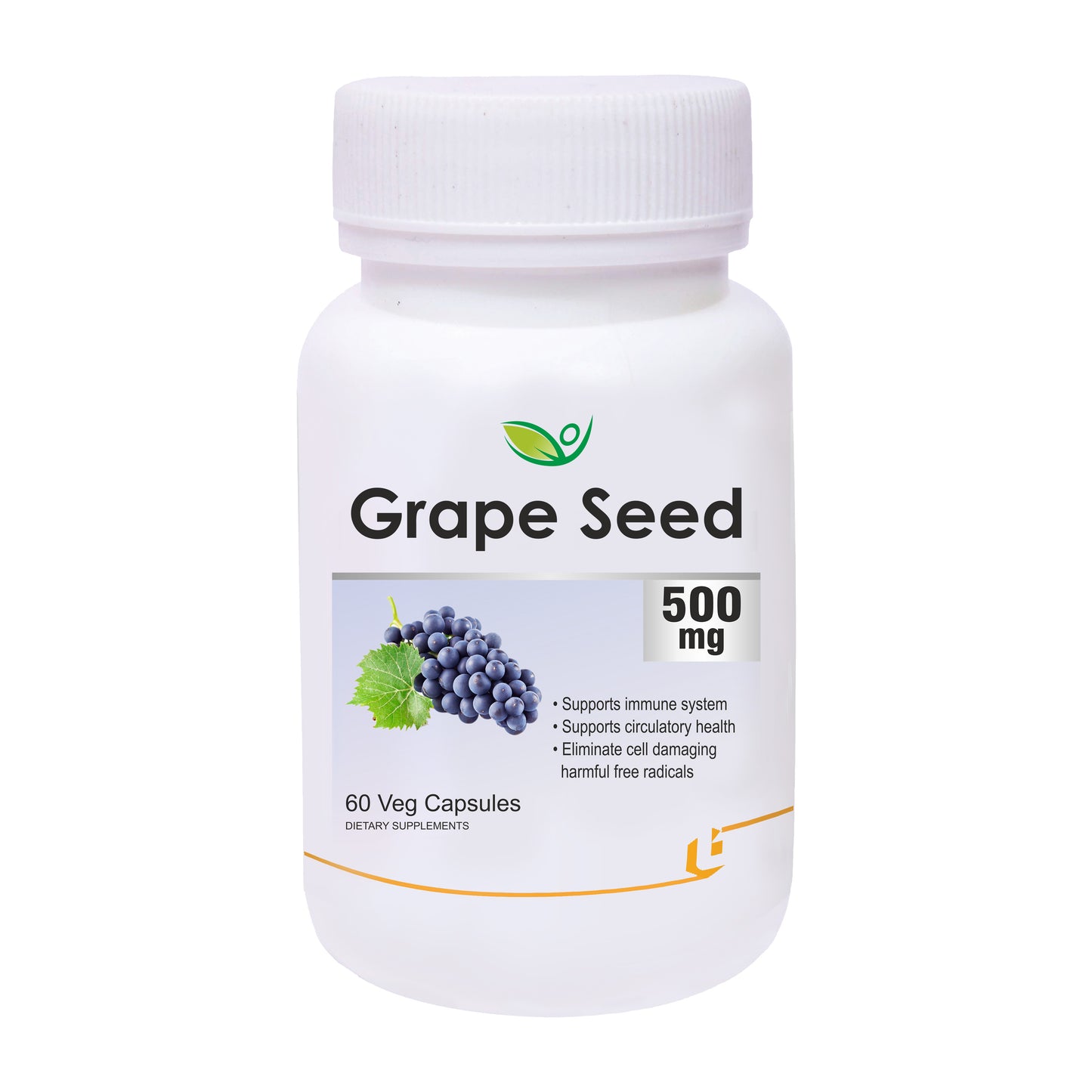 Biotrex Grape Seed 500mg - 60 Capsules