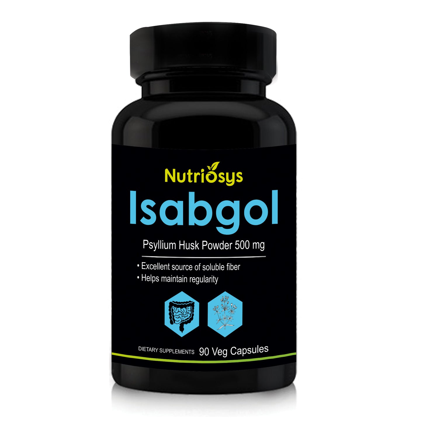 Nutriosys Isabgol 500mg - 90 Capsules