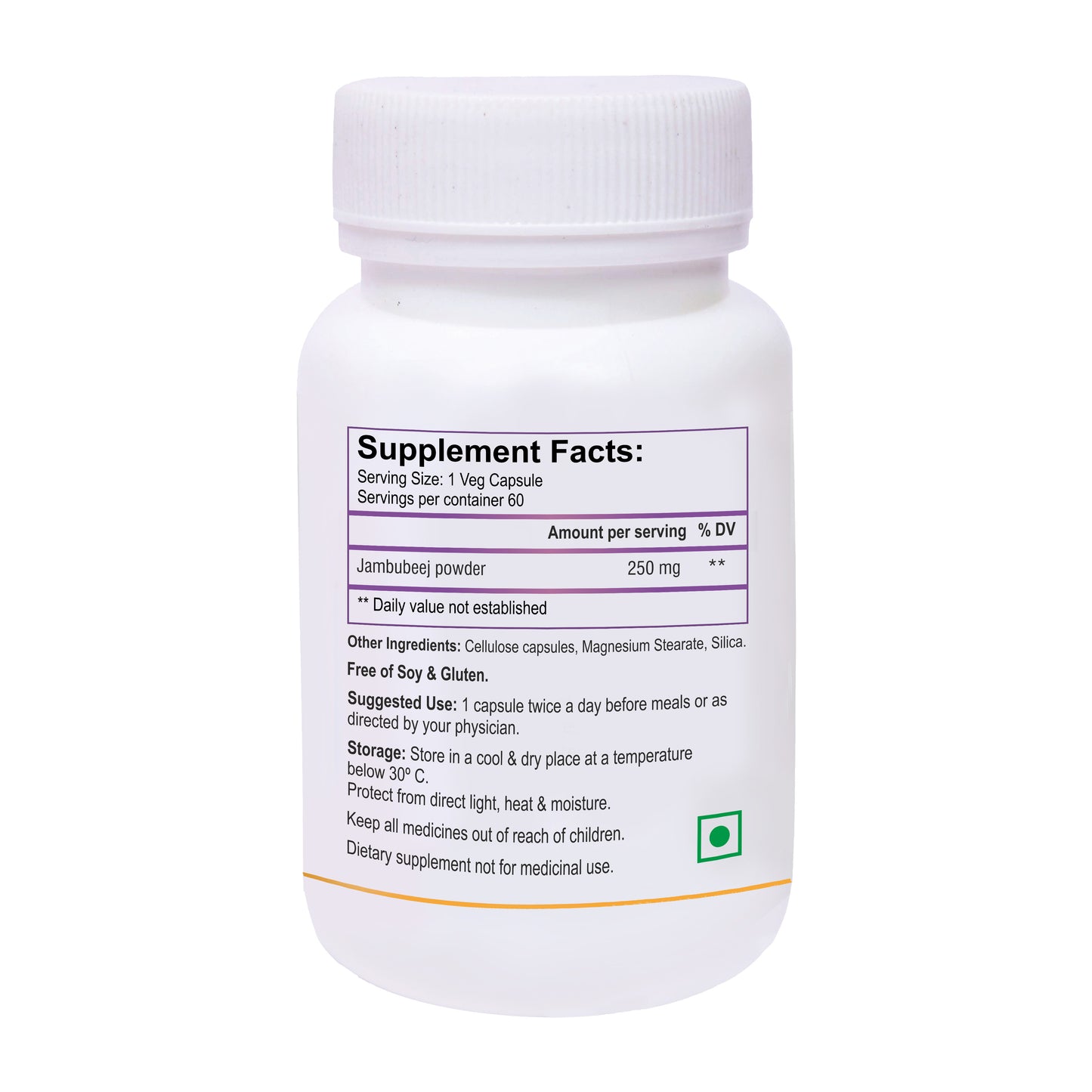 Biotrex Jambubeej 250mg - 60 Capsules