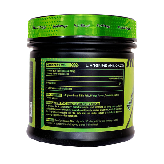 Nutriosys L-Arginine Powder, 300Gram
