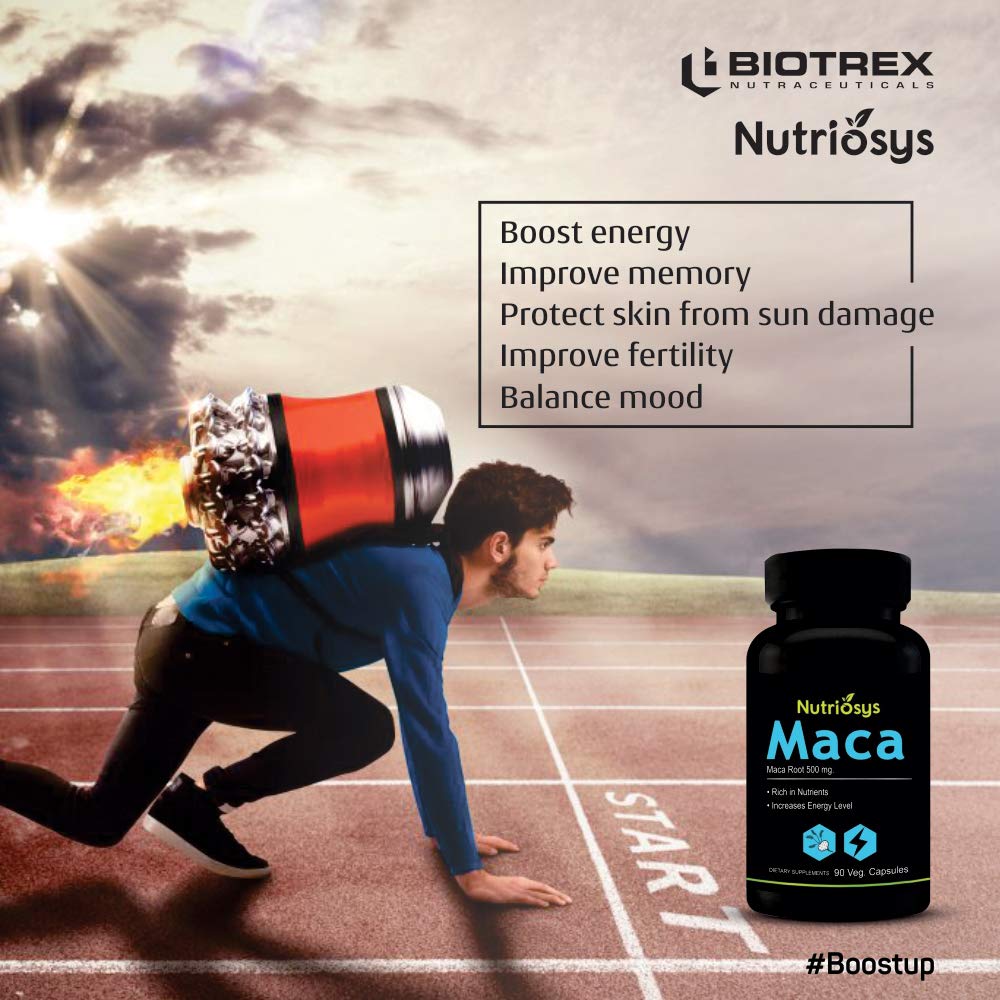 Nutriosys Maca 500mg - 90 Capsules