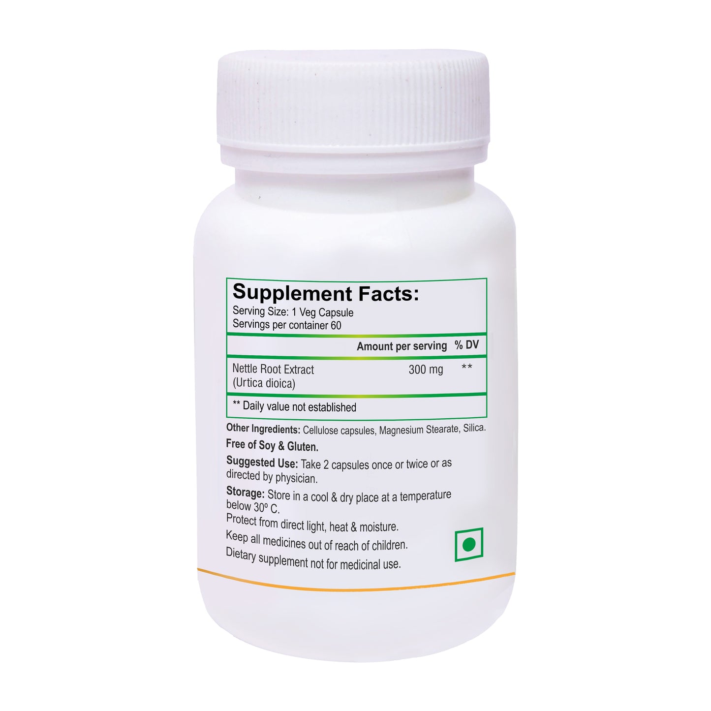 Biotrex Nettle Root 300mg - 60 Capsules
