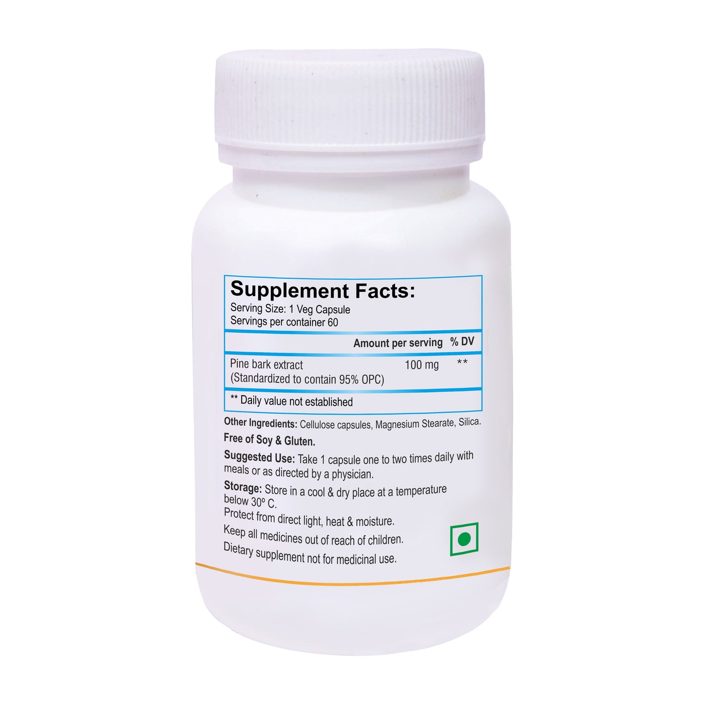 Biotrex Pine Bark 100mg - 60 Capsules