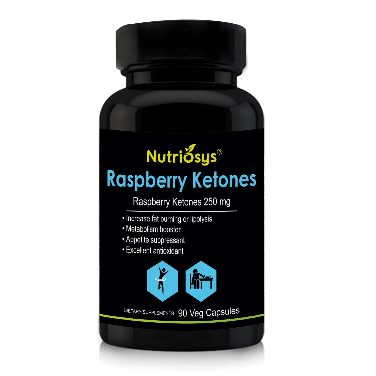 Nutriosys Raspberry Ketones 250mg - 90 Capsules