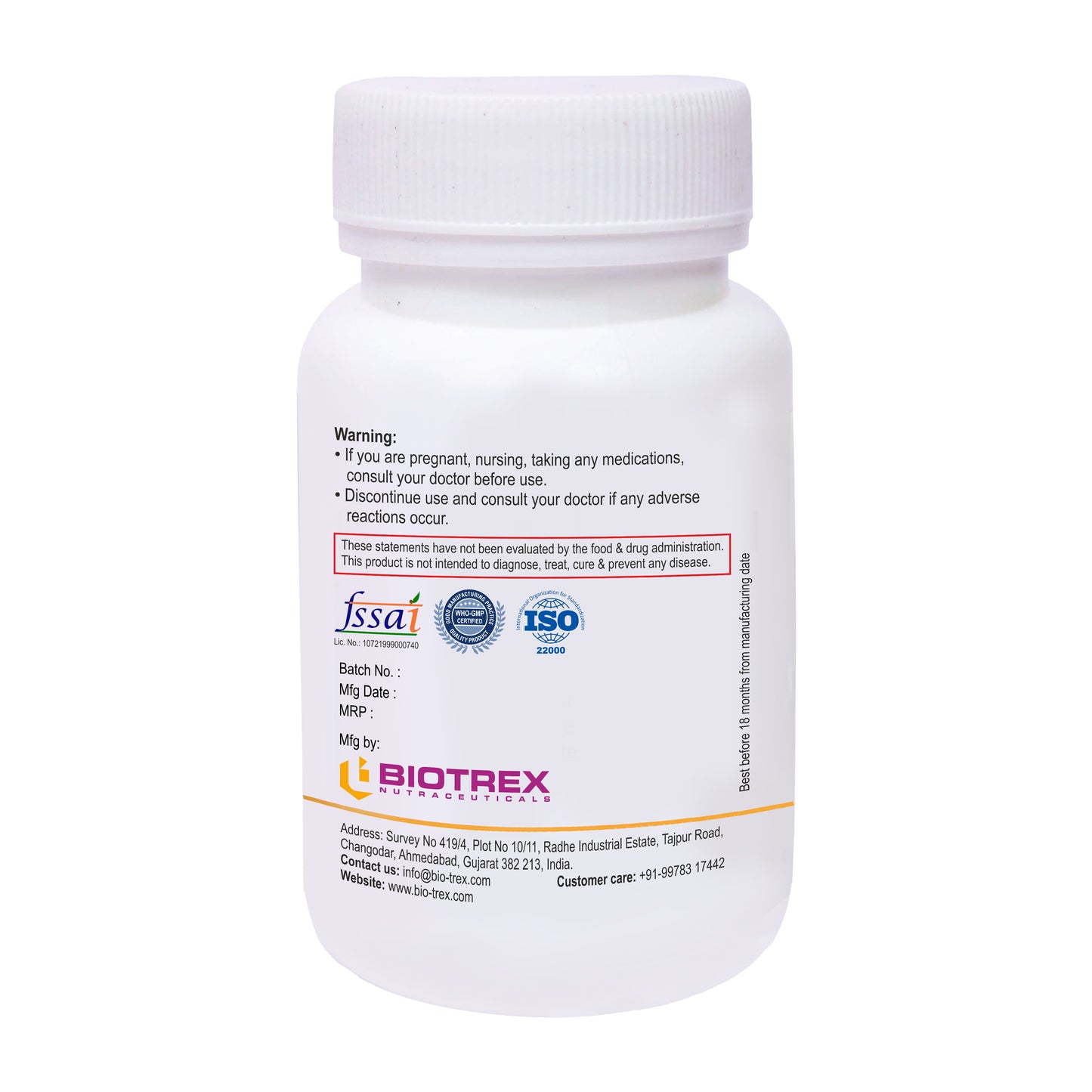 Biotrex Resveratrol 250mg - 60 Capsules
