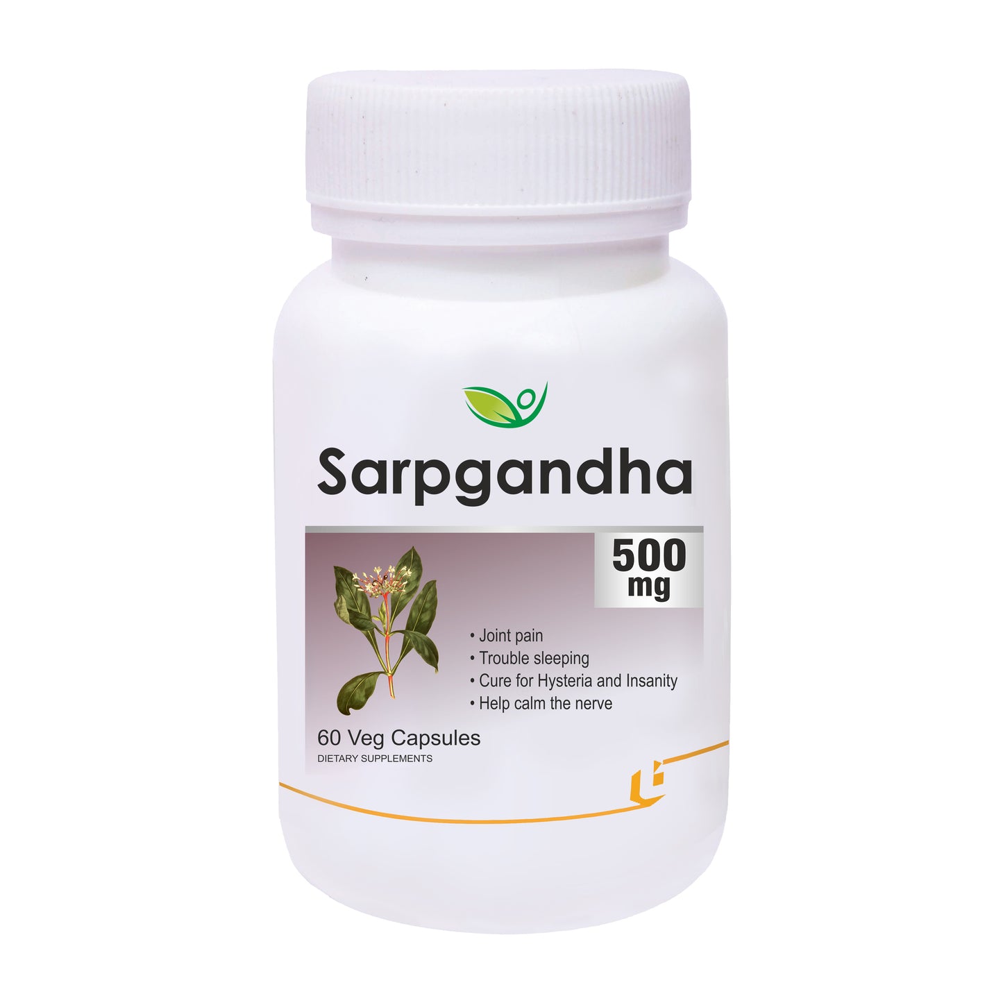 Biotrex Sarpgandha 500mg - 60 Capsules