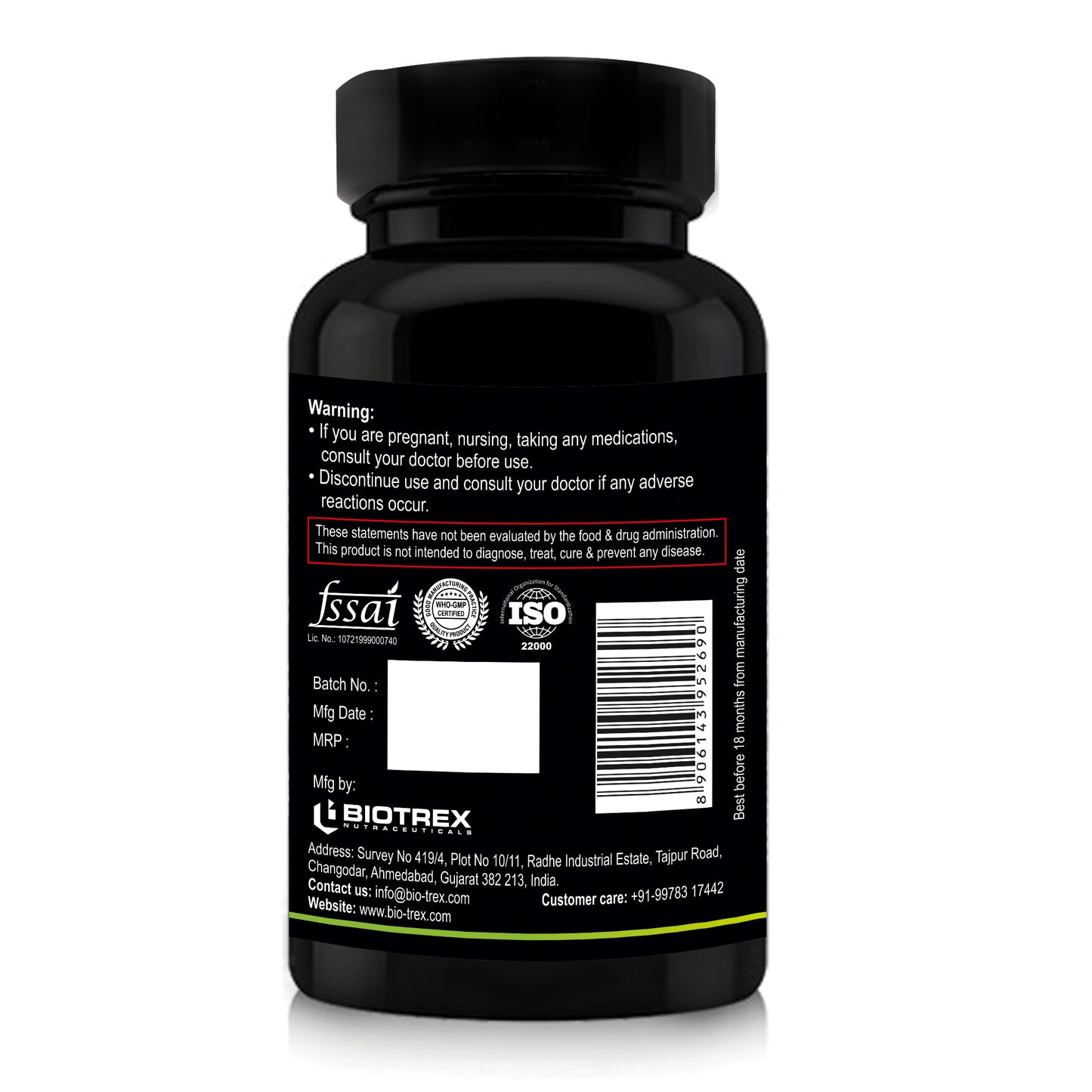 Nutriosys Turmeric 400mg - 90 Capsules