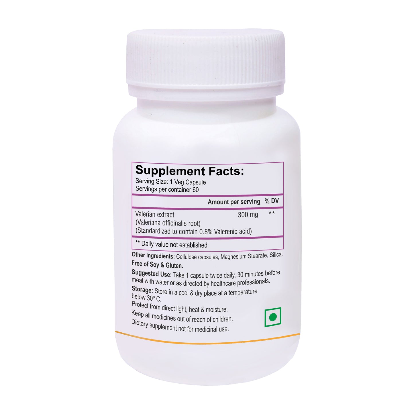 Biotrex Valerian Root 300mg - 60 Capsules