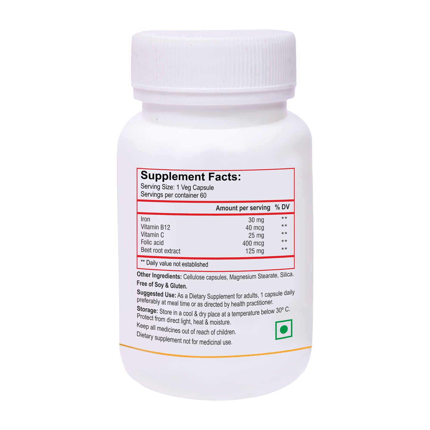 Biotrex Vita Ironic - 60 Capsules