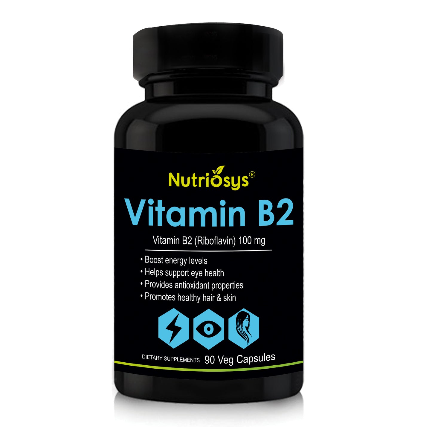 Nutriosys Vitamin B2 100mg - 90 Capsules