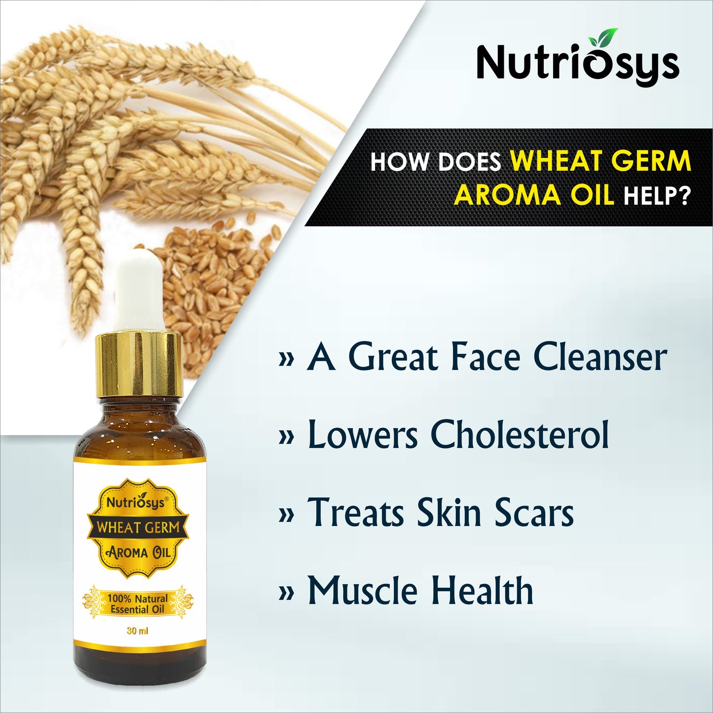 Nutriosys Wheat Germ Oil - 30ml