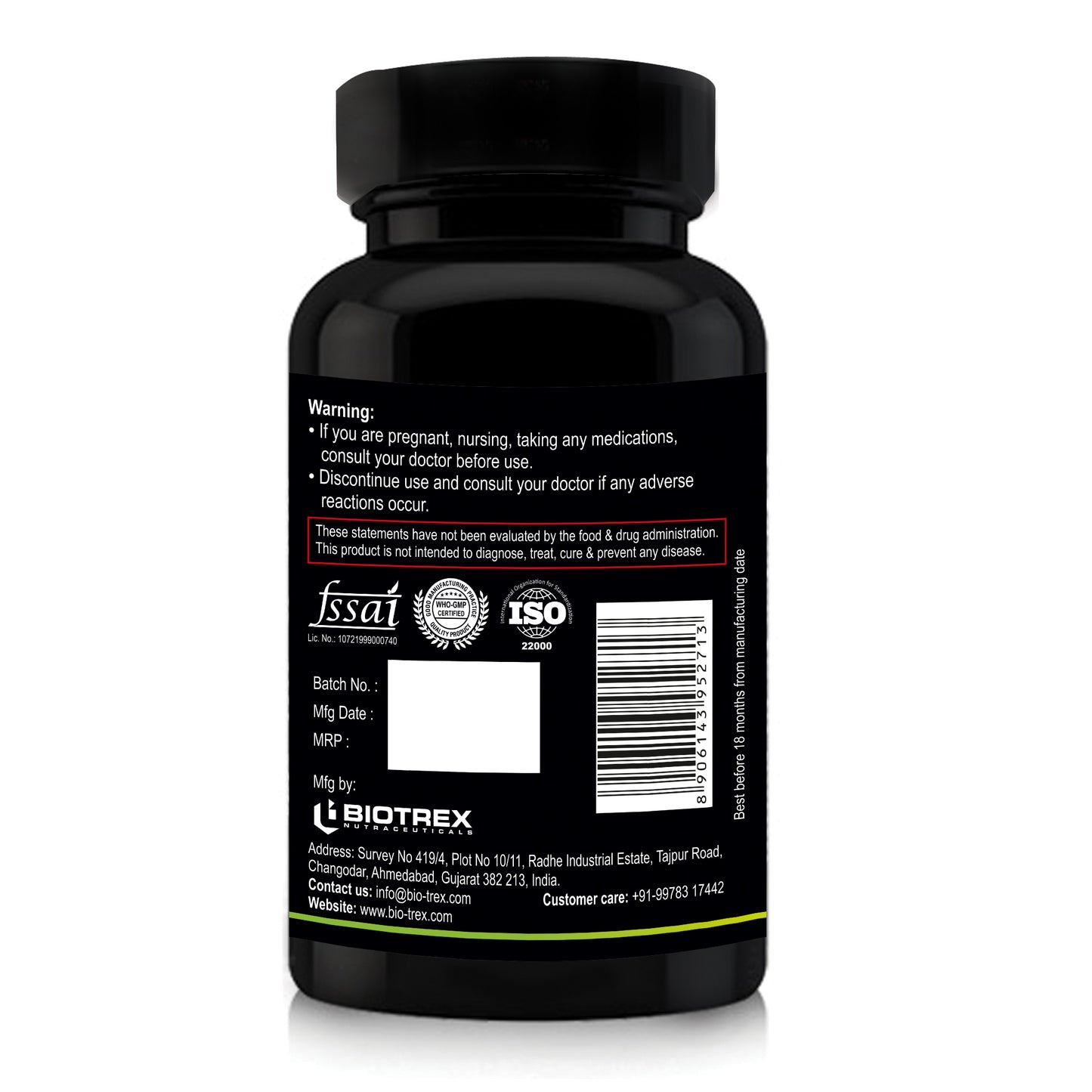 Nutriosys White Kidney Bean 500mg - 90 Capsules