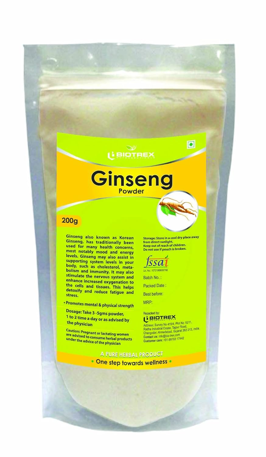 Biotrex Nutraceuticals Ginseng Herbal Powder - 200 G